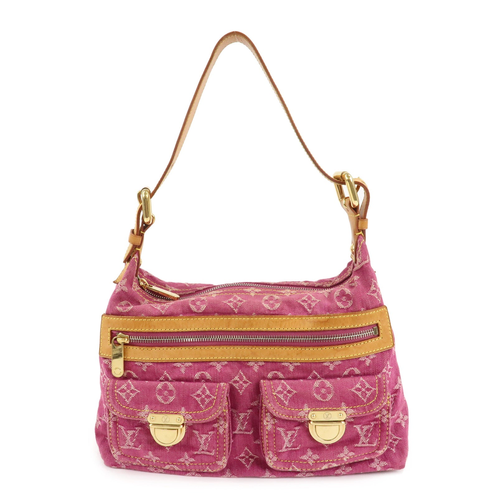 Louis-Vuitton-Monogram-Denim-Baggy-PM-Shoulder-Bag-Fuchsia-M95212