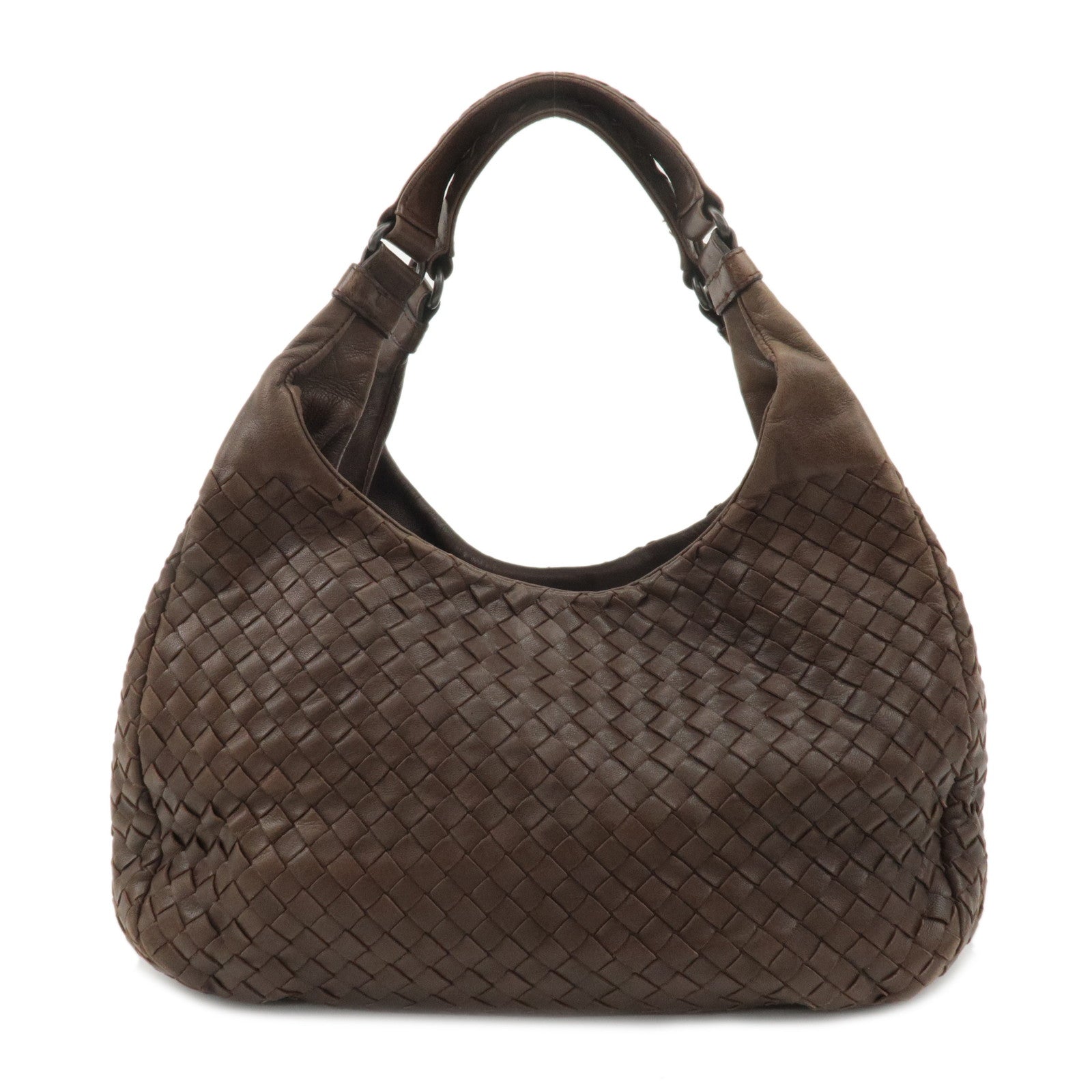 BOTTEGA VENETA Intrecciato Campana Medium Shoulder Bag 125787