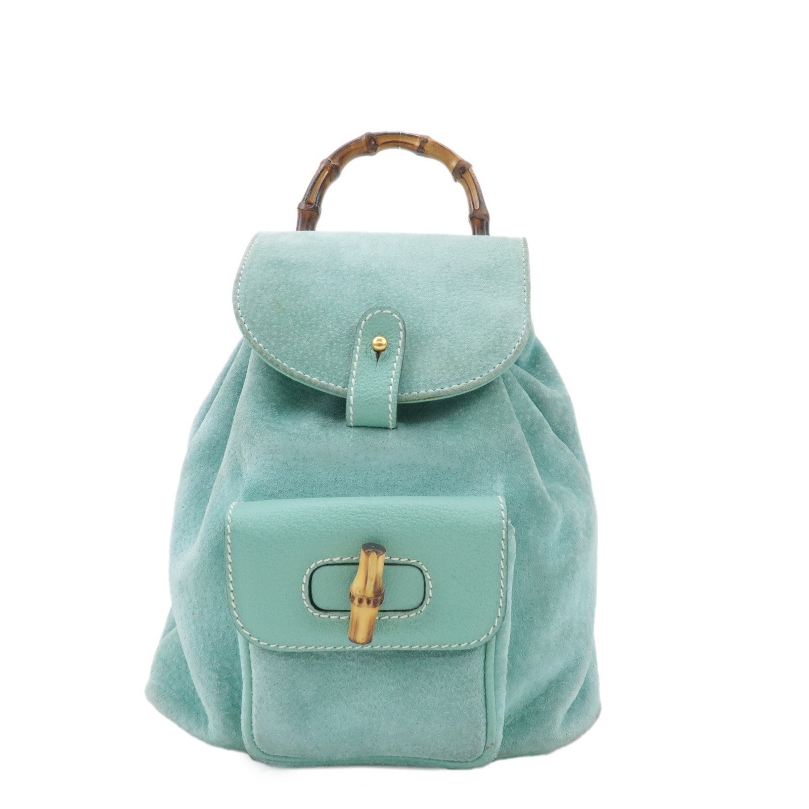 GUCCI-Bamboo-Suede-Leather-Mini-Back-Pack-Green-003.2058.0030