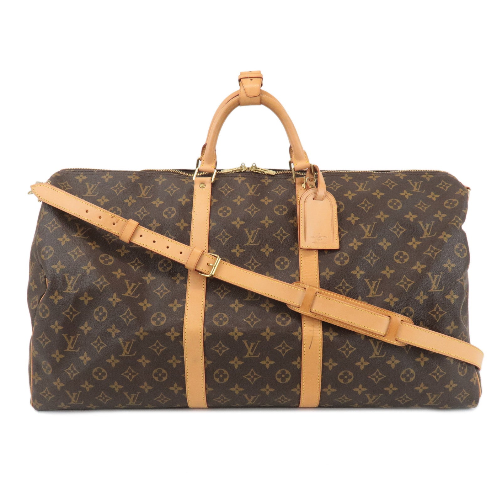 Louis-Vuitton-Monogram-Keep-All-Bandouliere-60-Bag-M41412