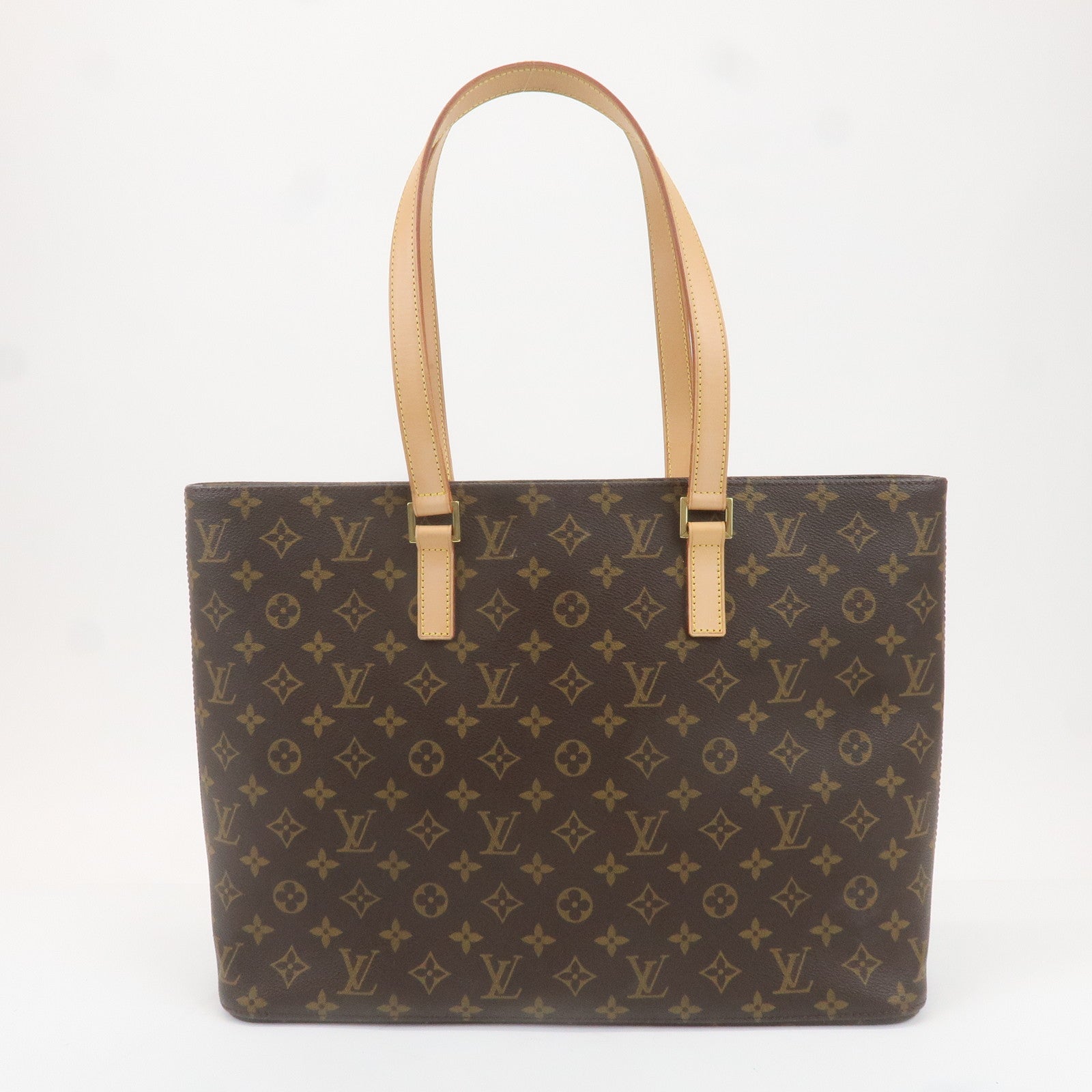 Louis Vuitton Monogram Luco Tote Bag Hand Bag Brown M51155