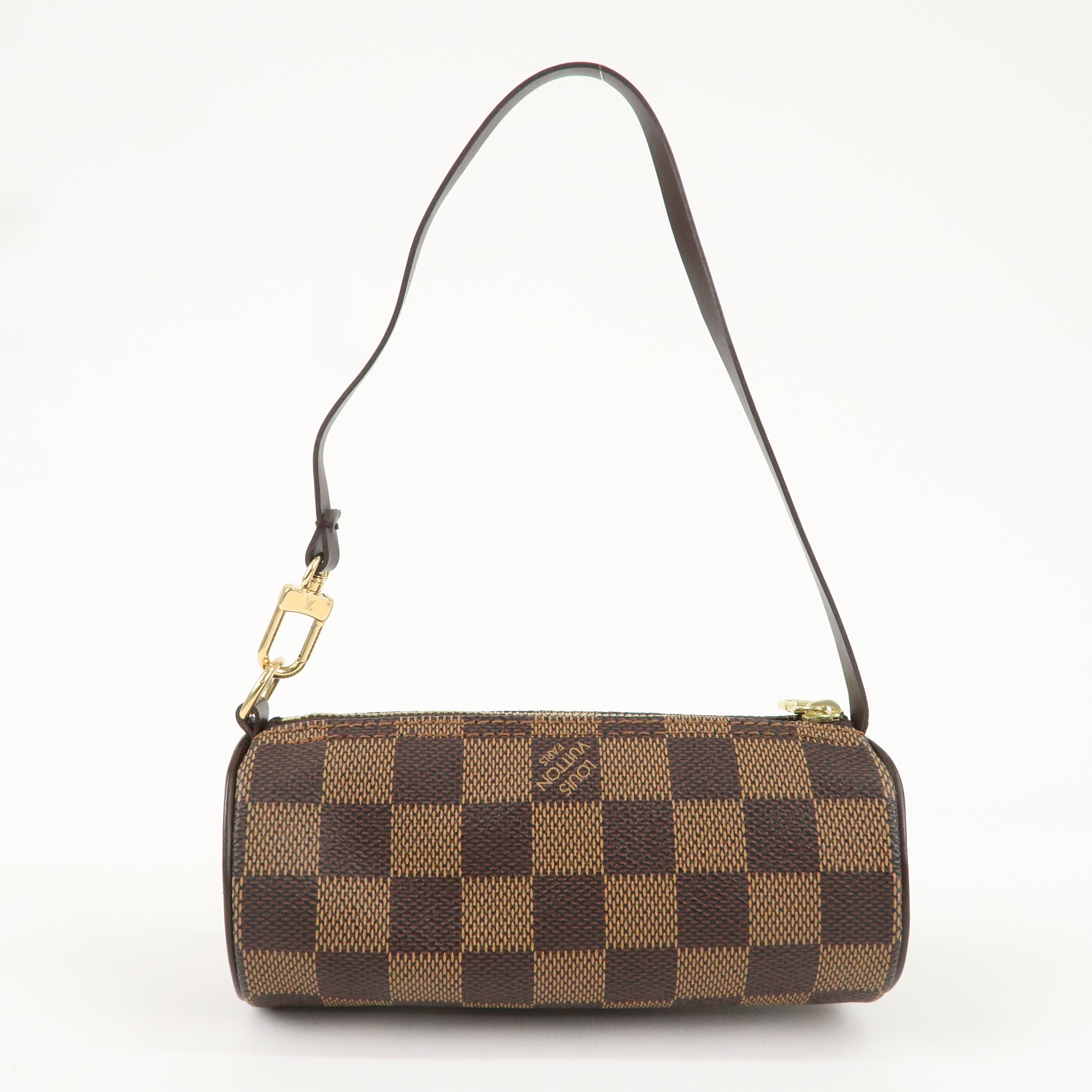 Louis Vuitton Damier Mini Pouch For Papillon Bag Brown