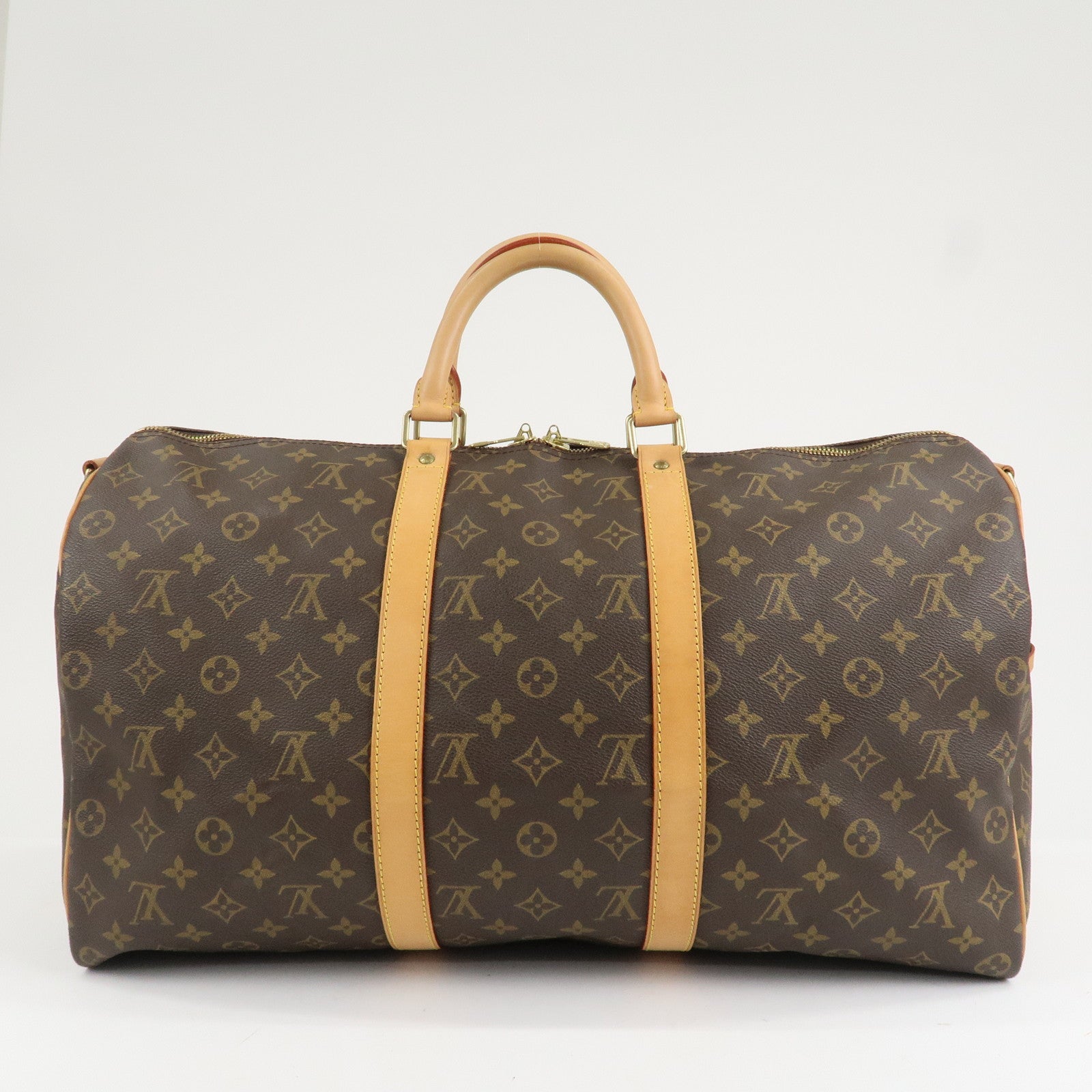 Louis Vuitton Monogram Keep All Bandouliere 50 Boston Bag M41416 Used