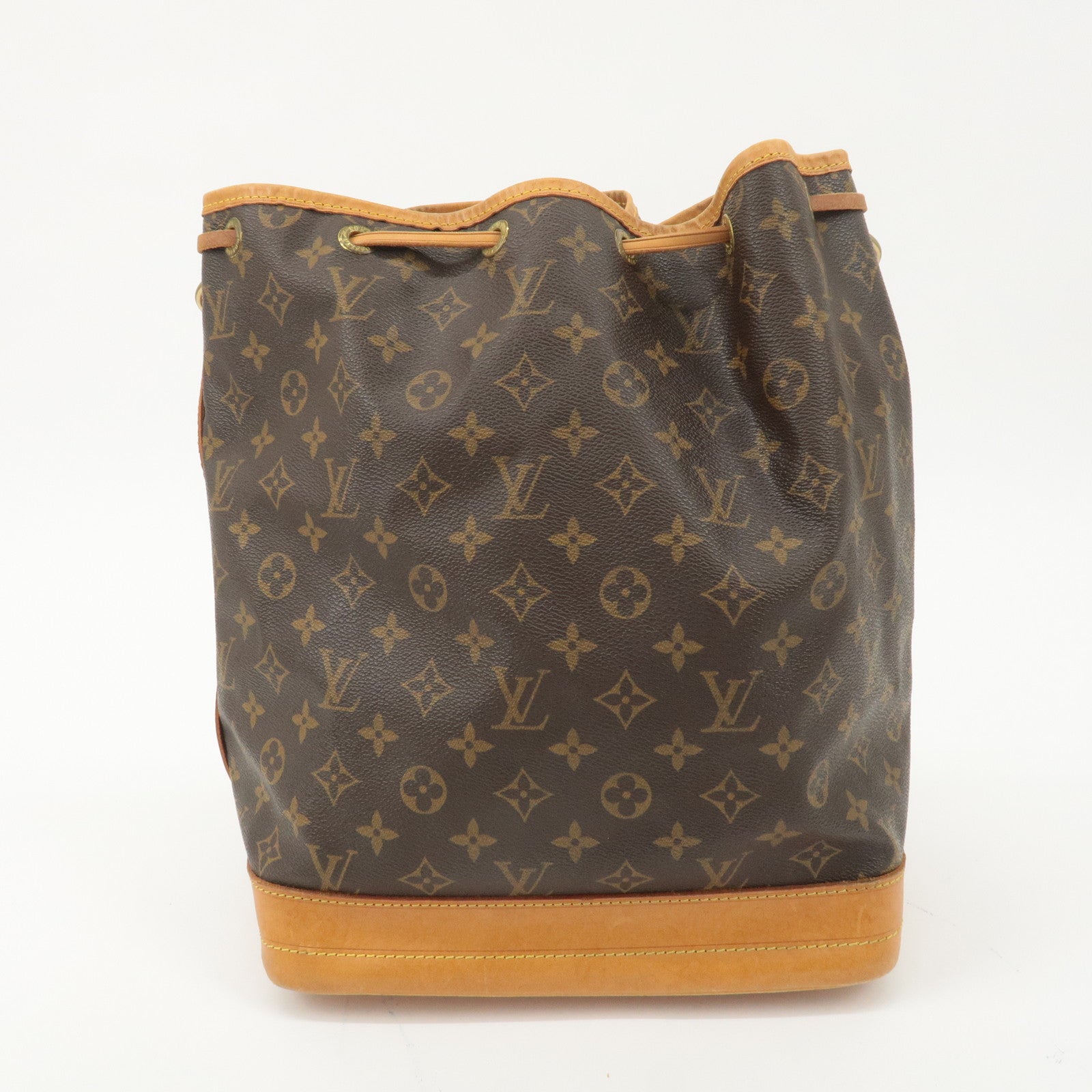 Louis Vuitton Monogram Noe Shoulder Bag Hand Bag Brown M42224 Used