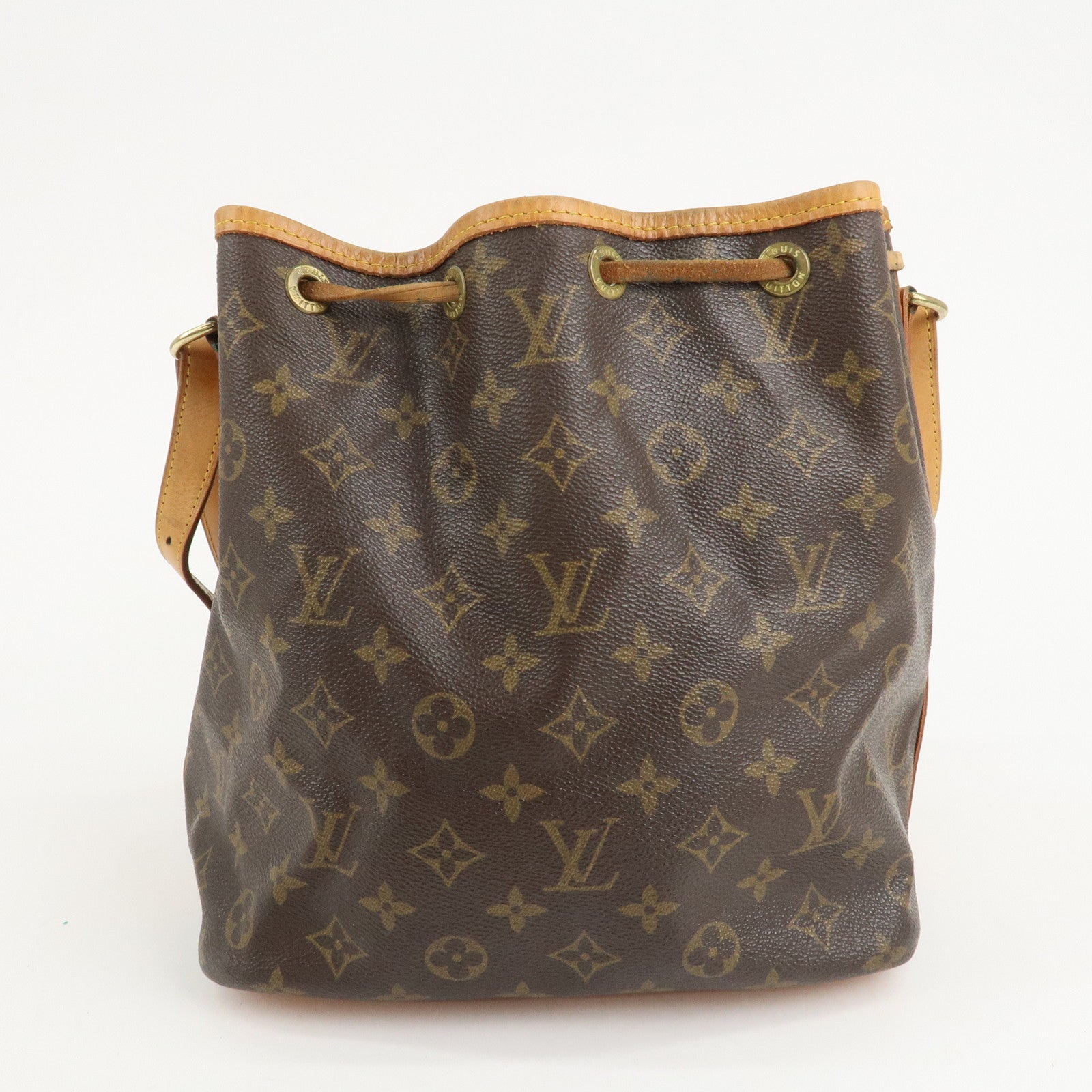 Louis Vuitton Monogram Petit Noe Shoulder Bag Brown M42226 Used