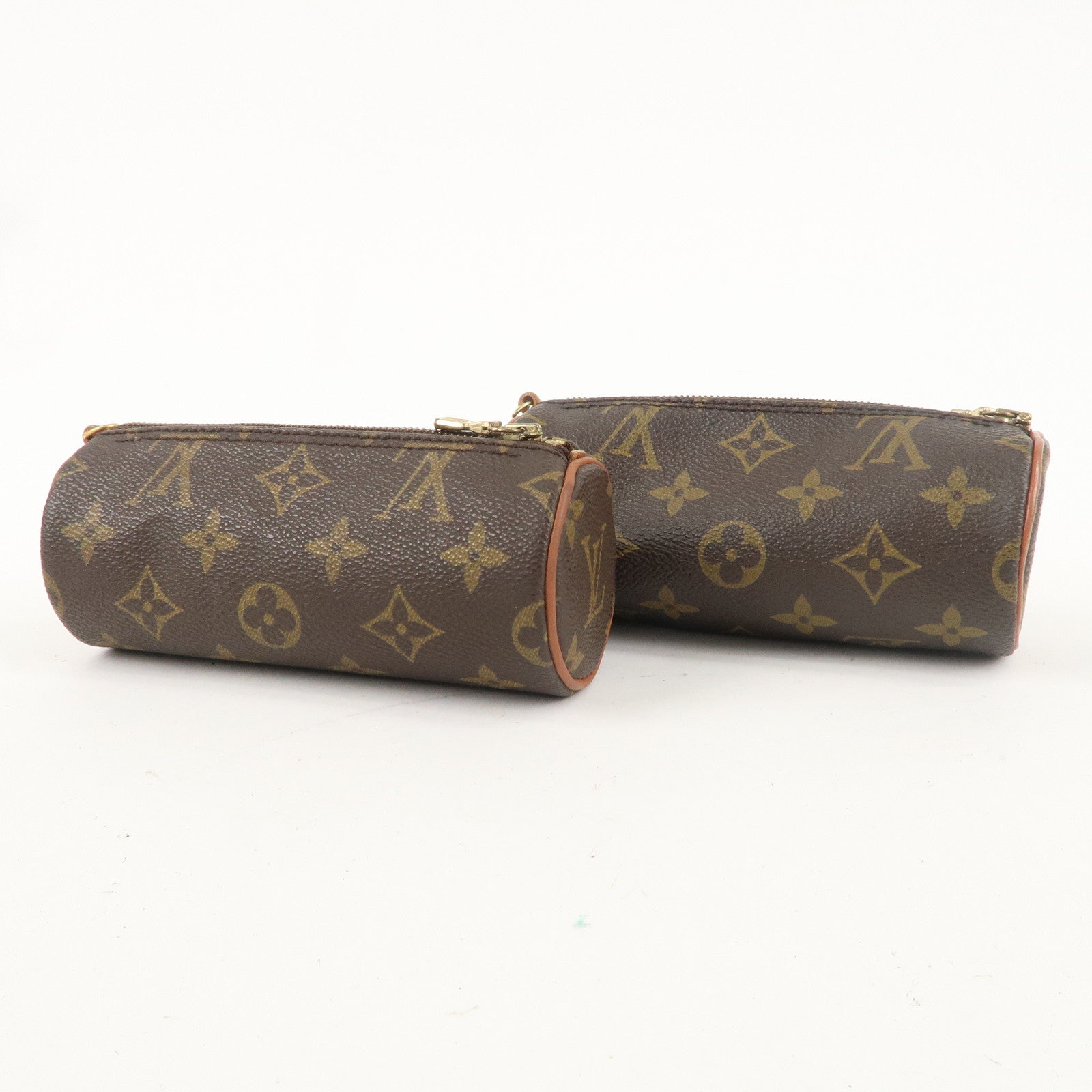 Louis Vuitton Monogram Set of 2 Papillon Pouch Old Model