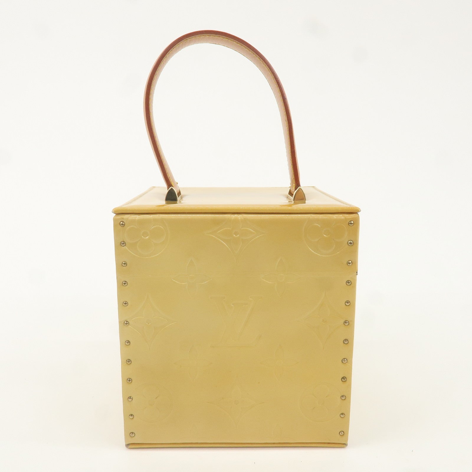 Louis Vuitton Monogram Verni Breaker Vanity Bag Beige M91002