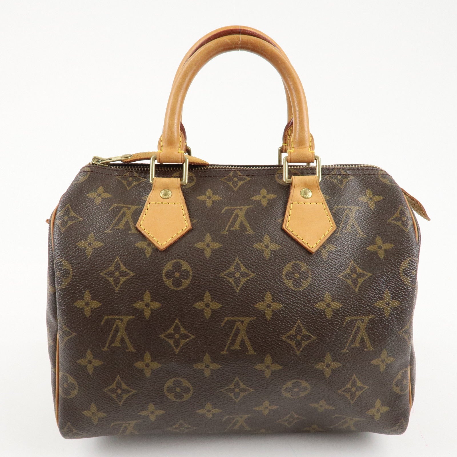 Louis Vuitton Monogram Speedy 25 Hand Bag Boston Bag M41528 Used