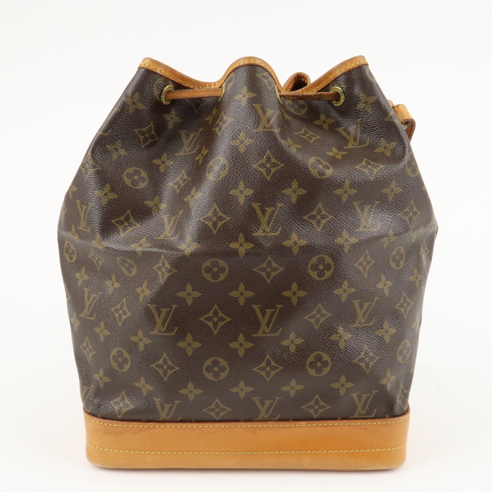 Louis Vuitton Monogram Noe Shoulder Bag Hand Bag Brown M42224 Used