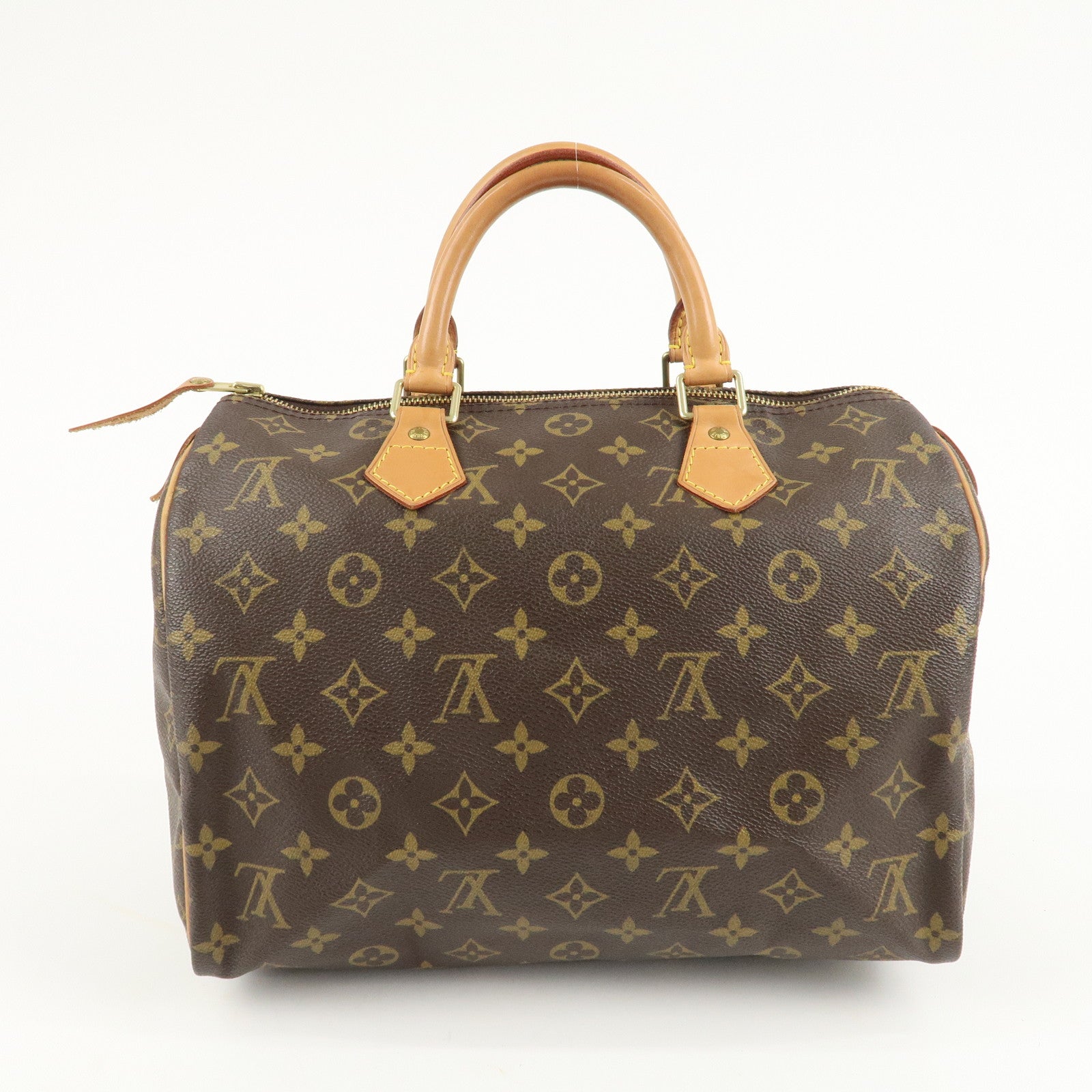 Louis Vuitton Monogram Speedy 30 Hand Bag Boston Bag M41108 Used