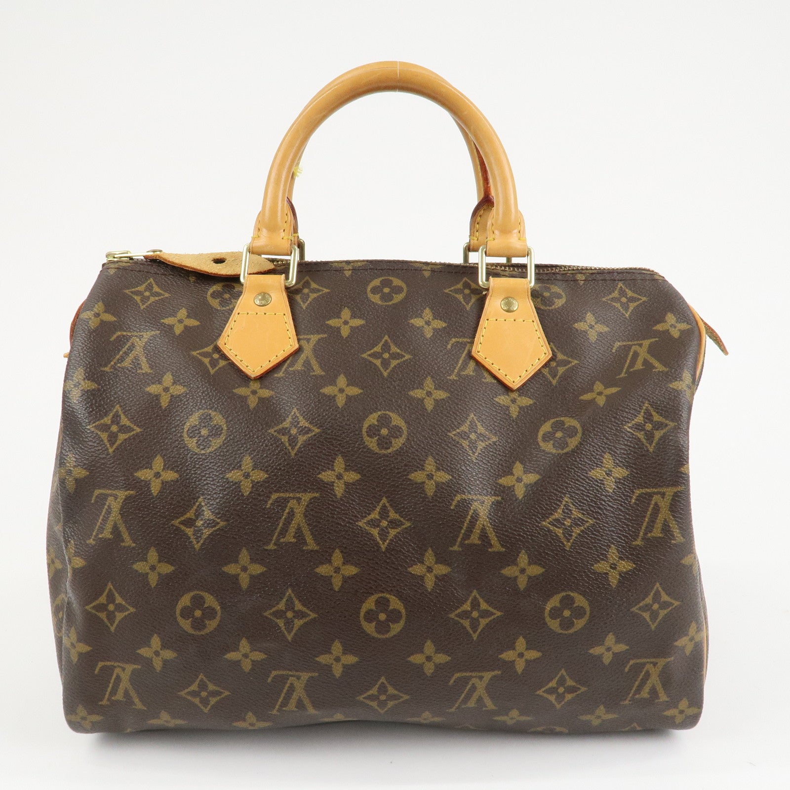 Louis Vuitton Monogram Speedy 30 Hand Bag Boston Bag M41526 Used