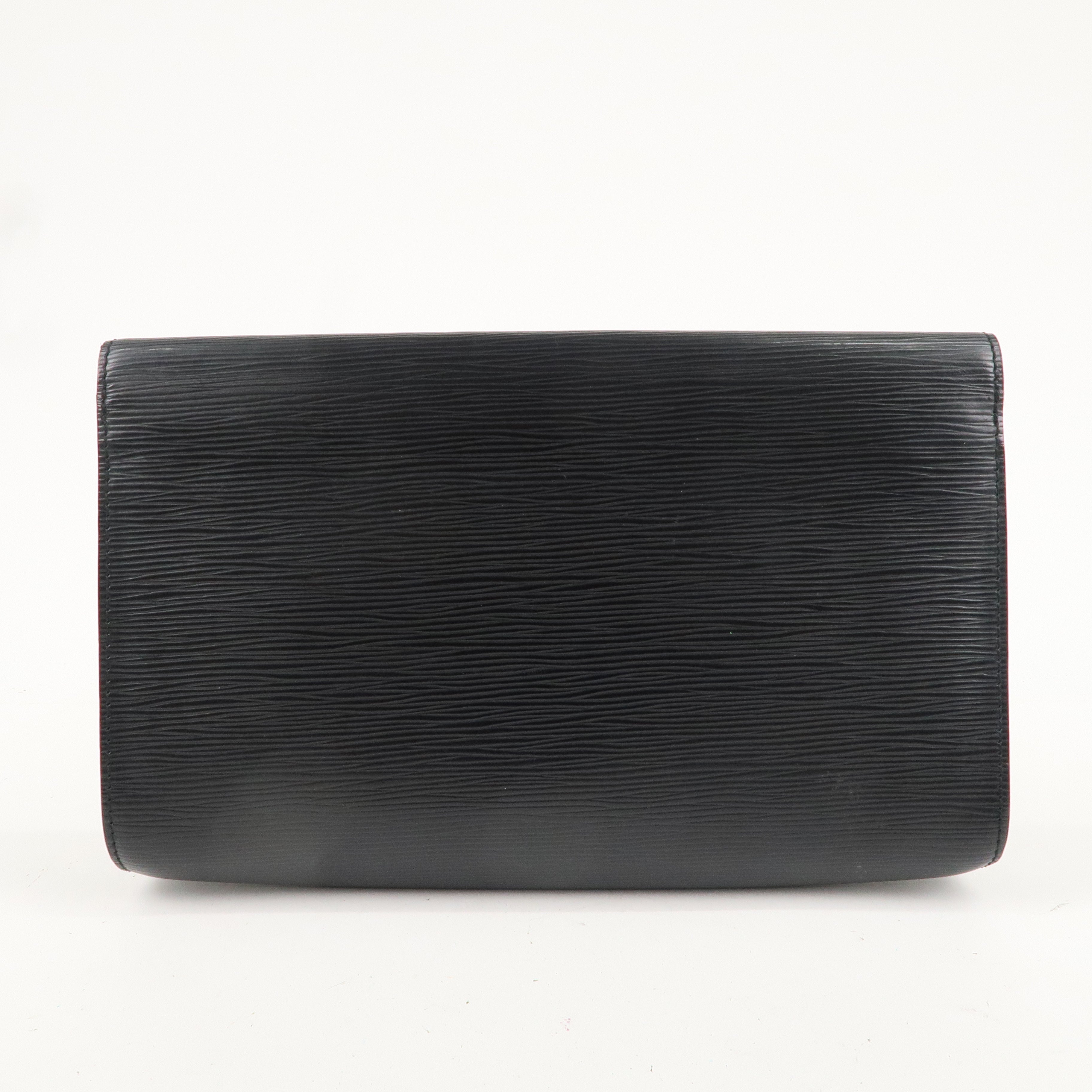 Louis Vuitton Epi Leather Chaillot Clutch Bag Black M52532