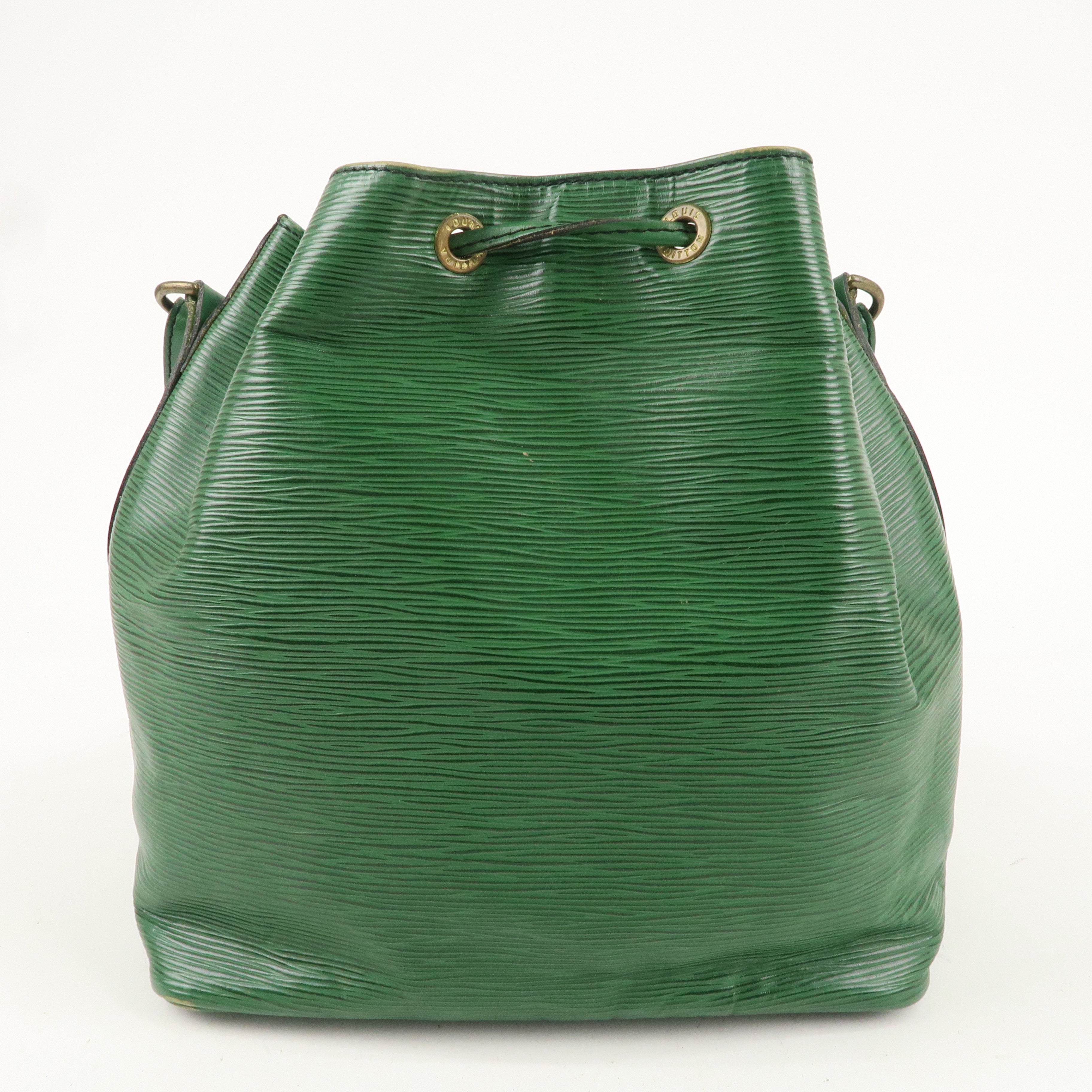 Louis Vuitton Epi Petit Noe Leather Shoulder Bag Green M44104