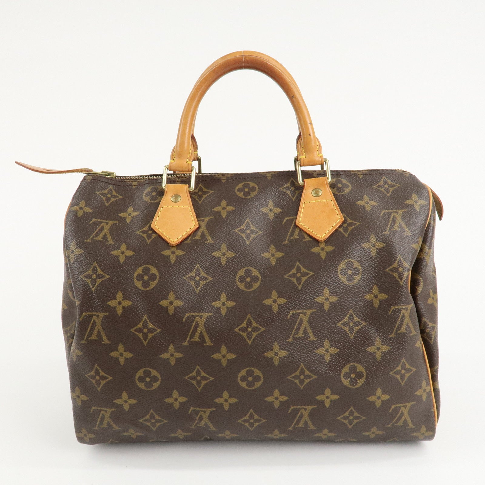 Louis Vuitton Monogram Speedy 30 Hand Bag Boston Bag M41108 Used