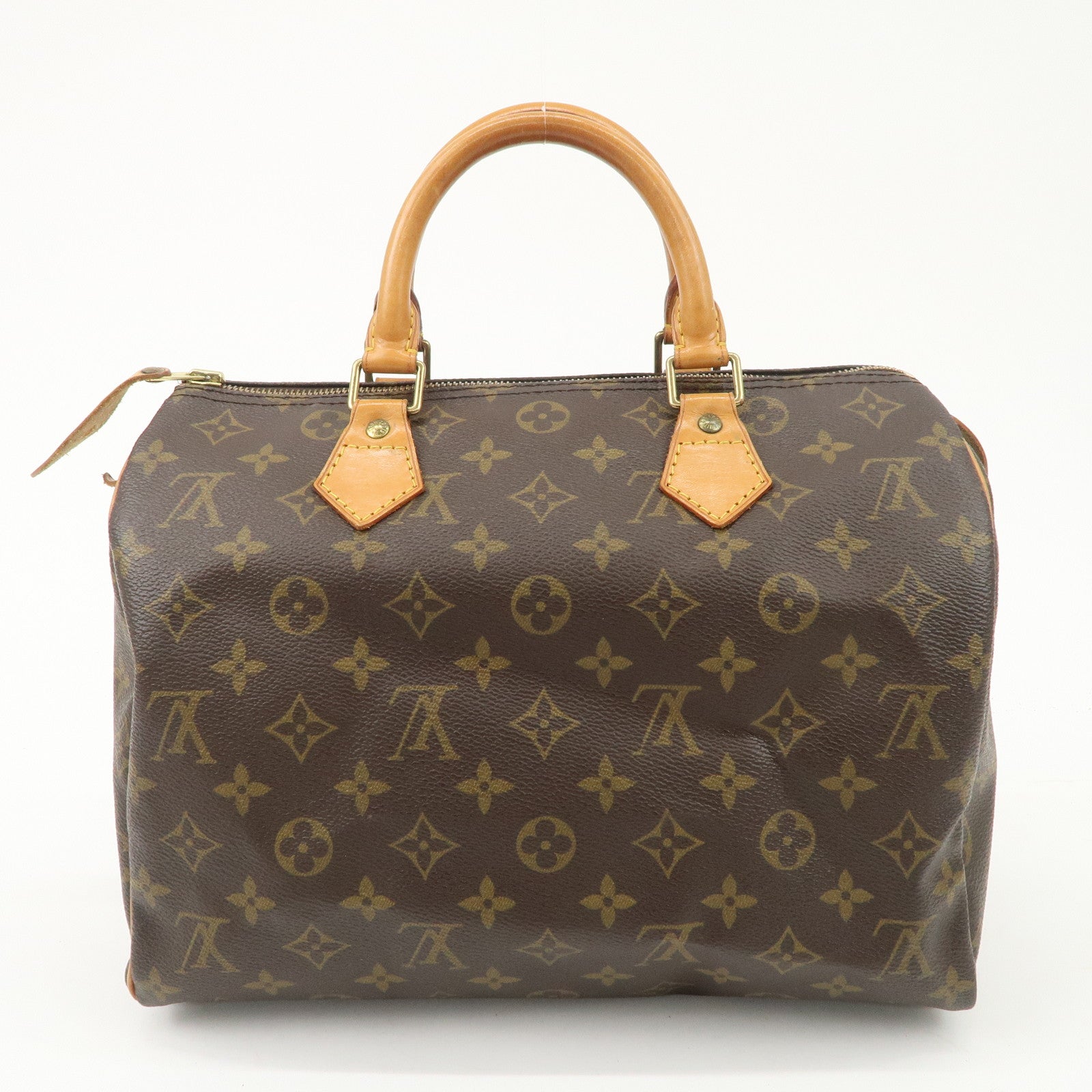 Louis Vuitton Monogram Speedy 30 Hand Bag Boston Bag M41526 Used