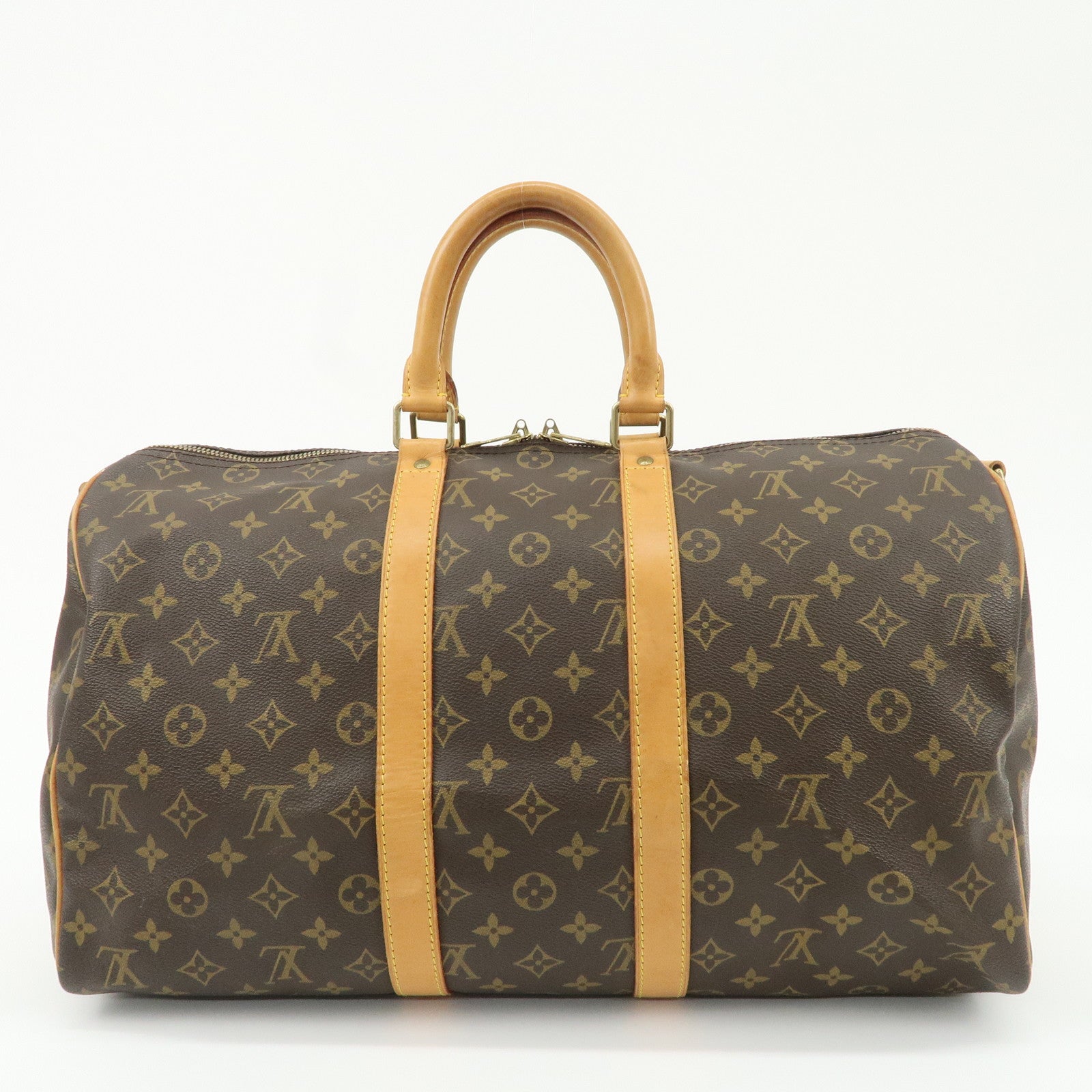 Louis Vuitton Monogram Keep All Bandouliere 45 Boston Bag M41418 Used