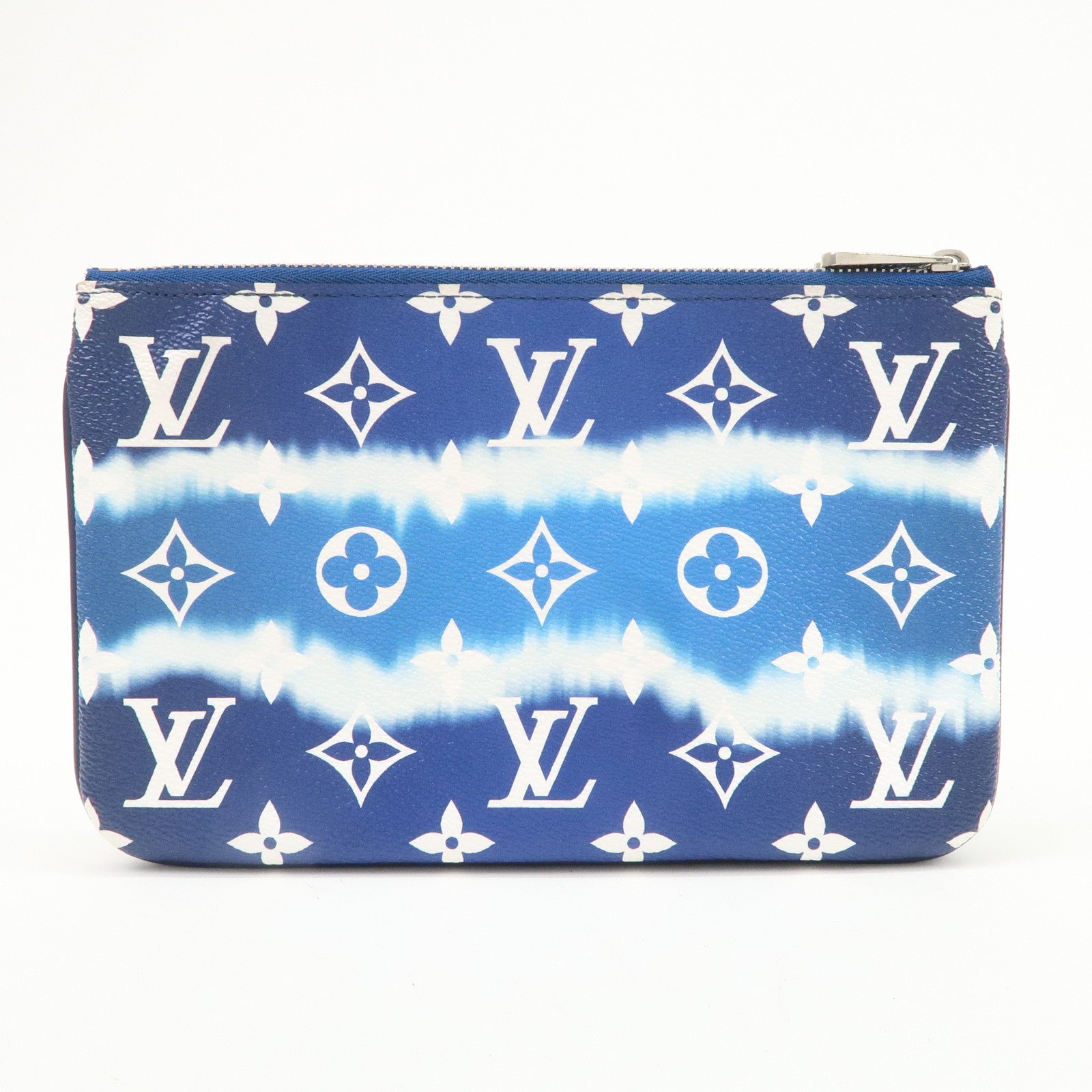 Louis Vuitton LV Escal Pochette Double Zip Blue M69124 Used