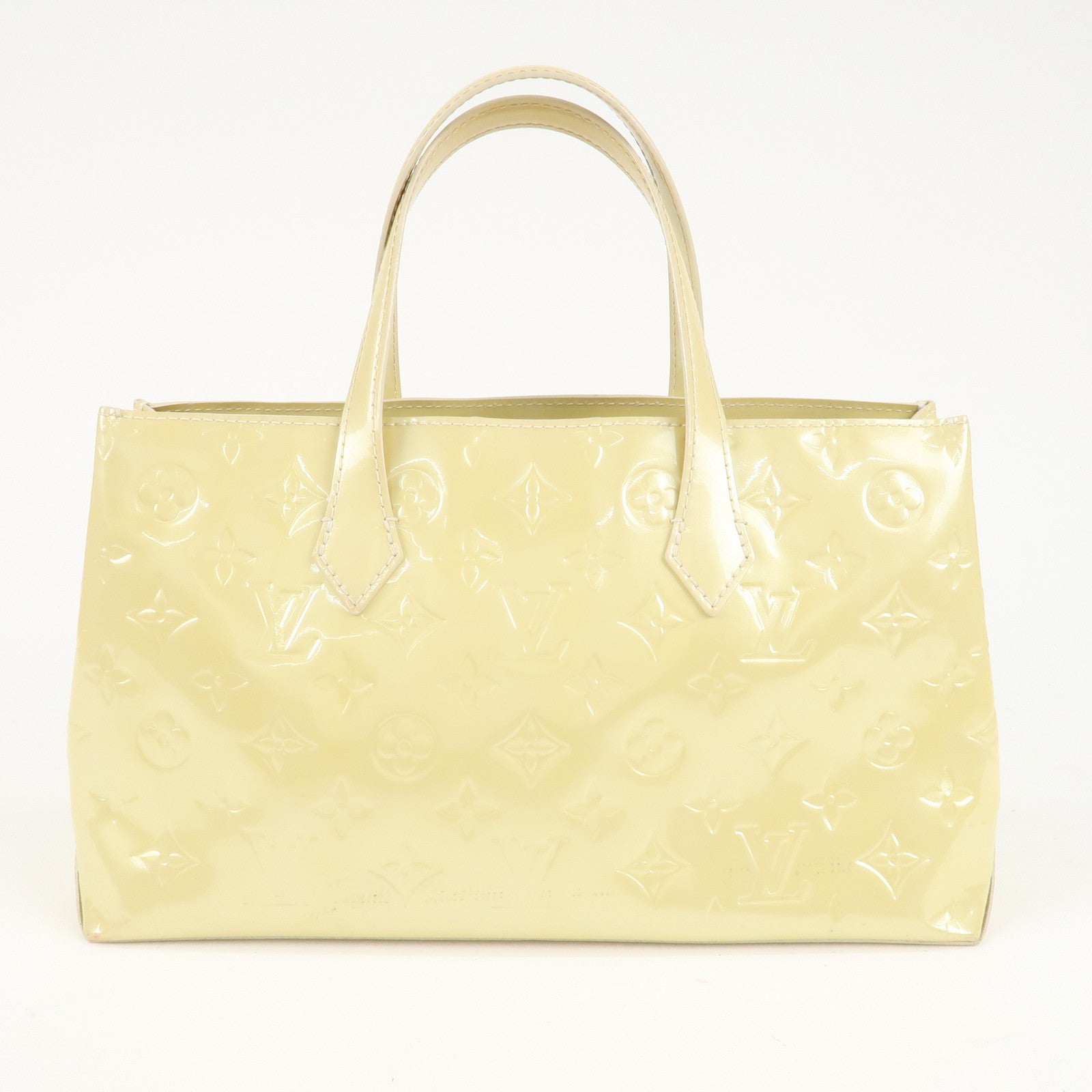 Louis Vuitton Monogram Vernis Wilshire PM Hand Bag Broncorail