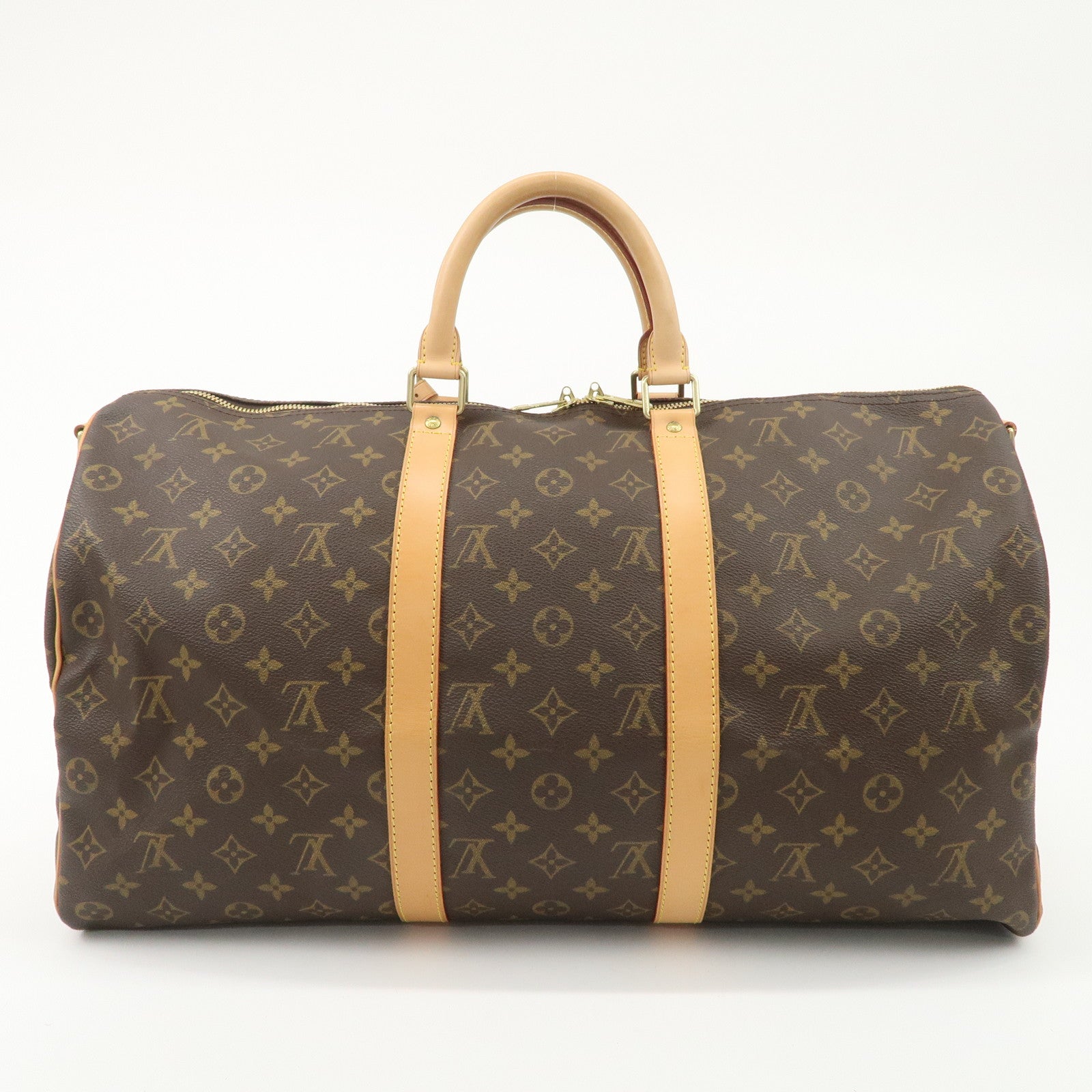 Louis Vuitton Monogram Keep All Bandouliere 50 Boston Bag M41416 Used