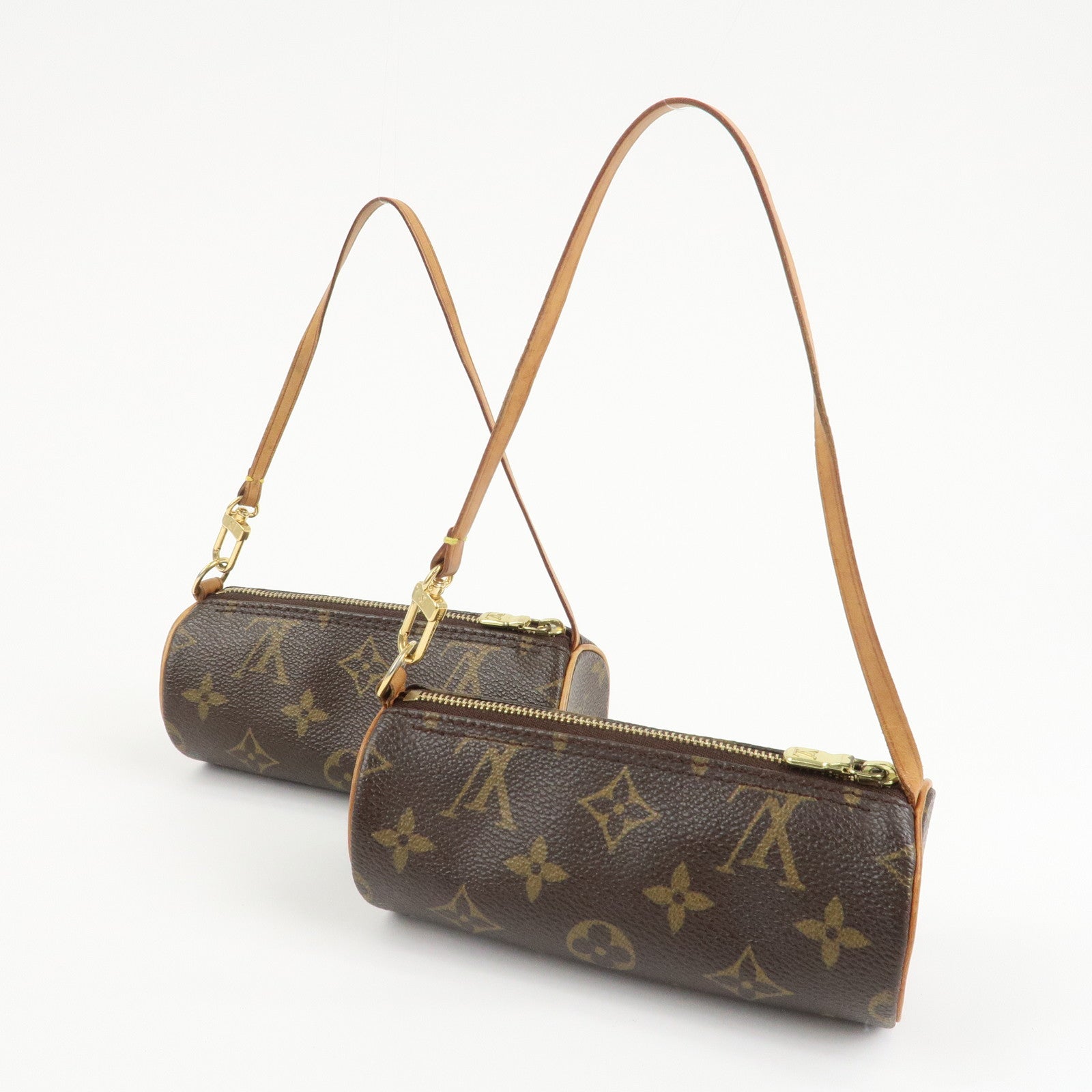 Louis Vuitton Set of 2 Monogram Papillon Pouch For Papillon Bag Used