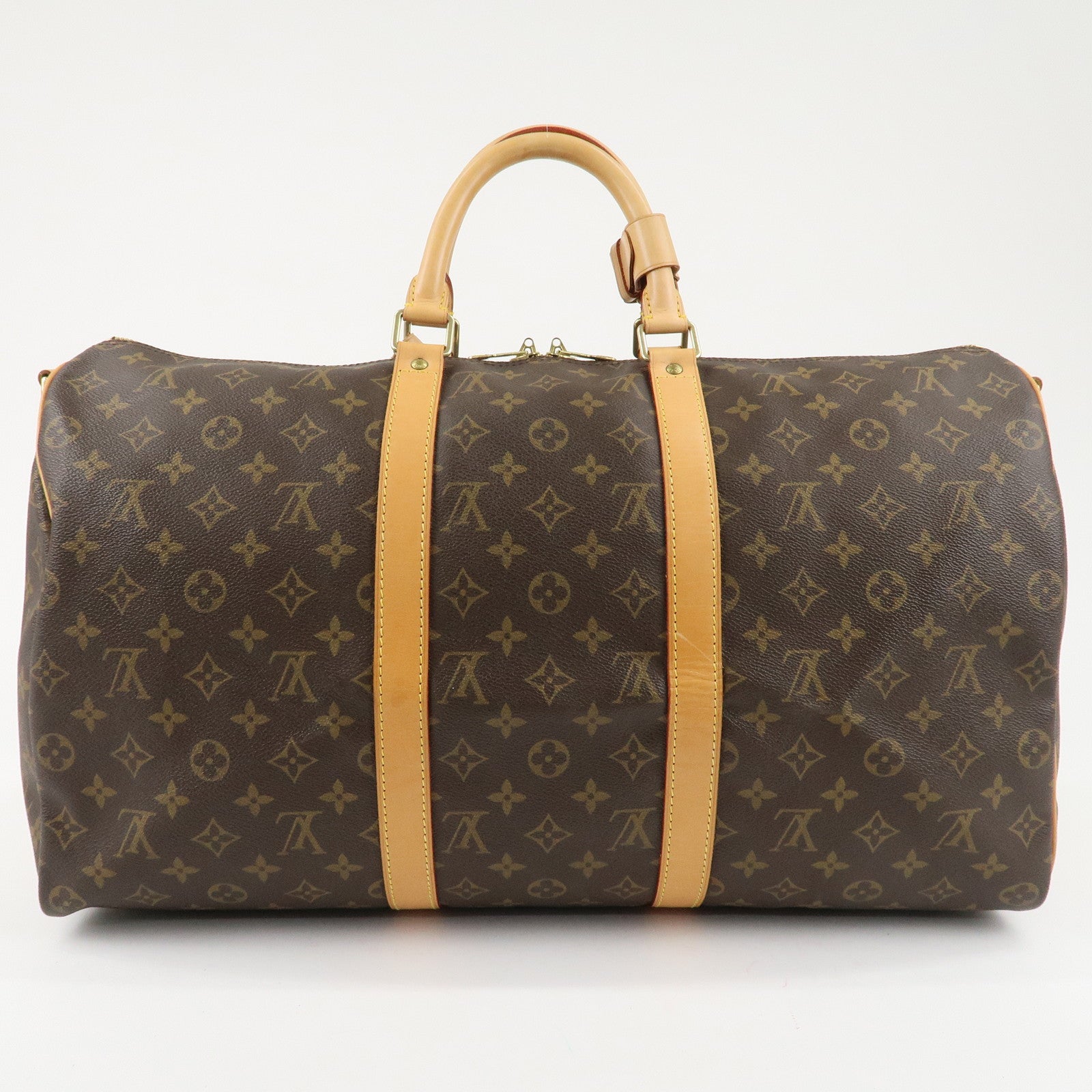 Louis Vuitton Monogram Keep All Bandouliere 50 Boston Bag M41416 Used