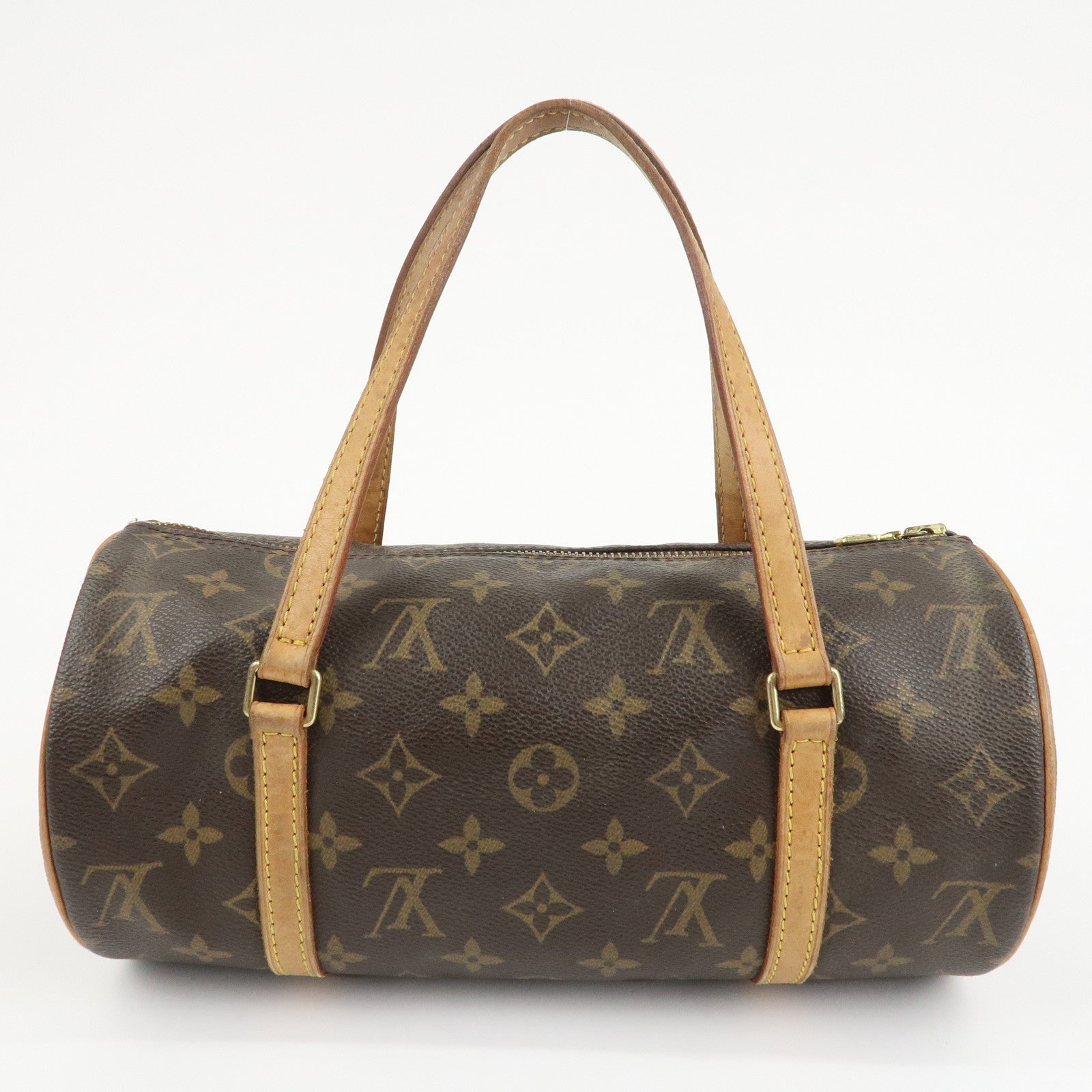 Louis Vuitton Monogram Papillon 26 Hand Bag Brown M51386 Used