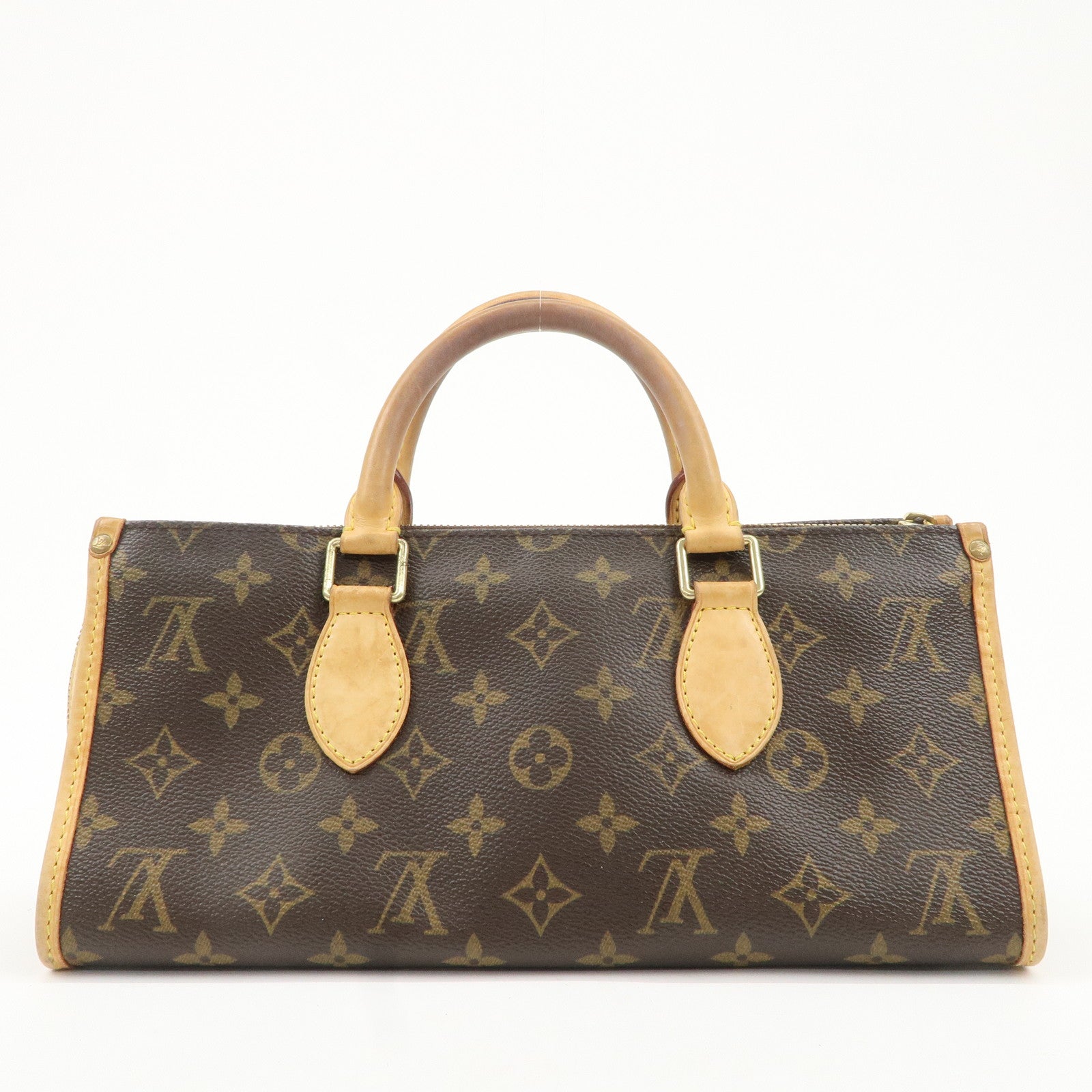 Louis Vuitton Monogram Popincourt Hand Bag Brown M40009 Used