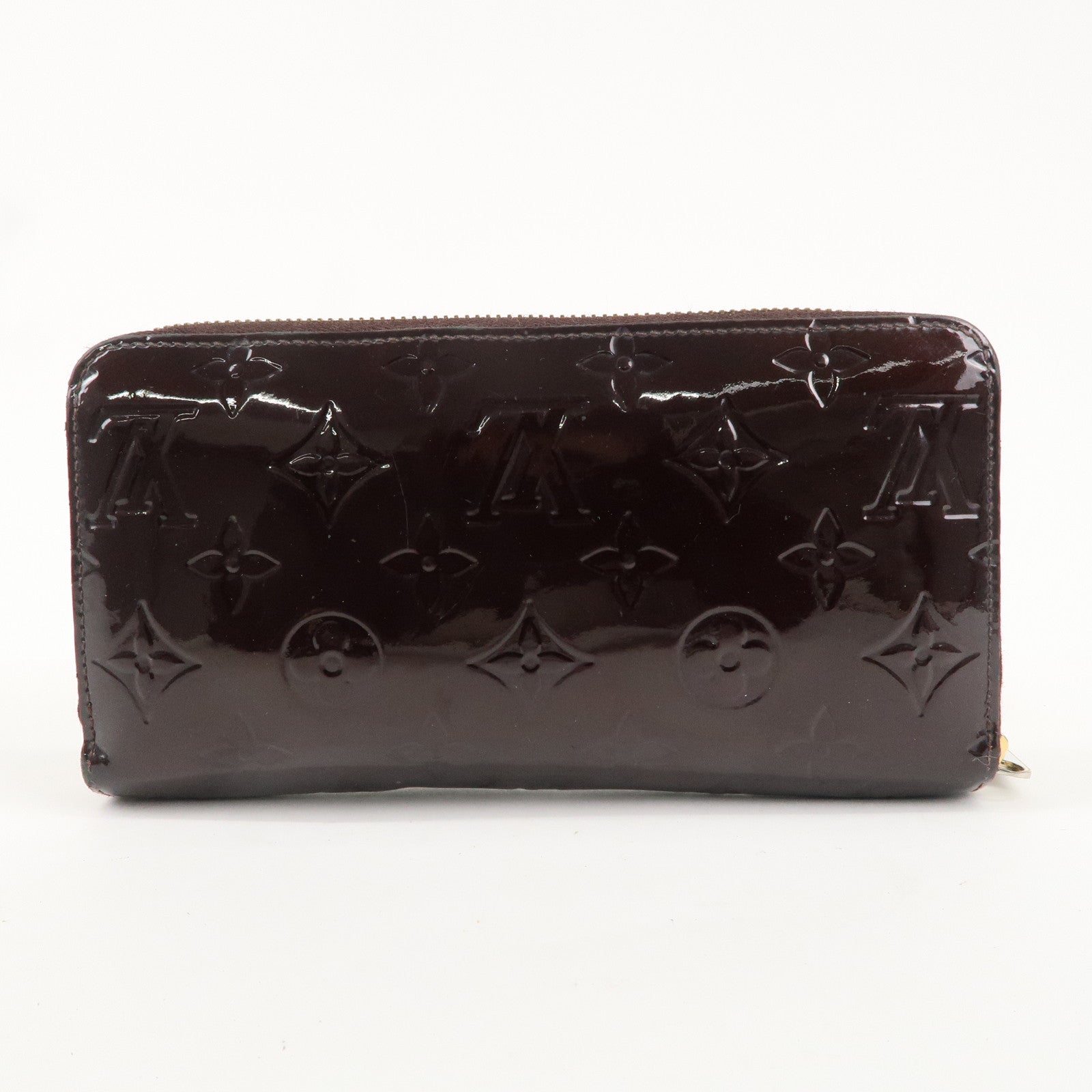 Louis Vuitton Monogram Vernis Zippy Wallet Amarante M93522