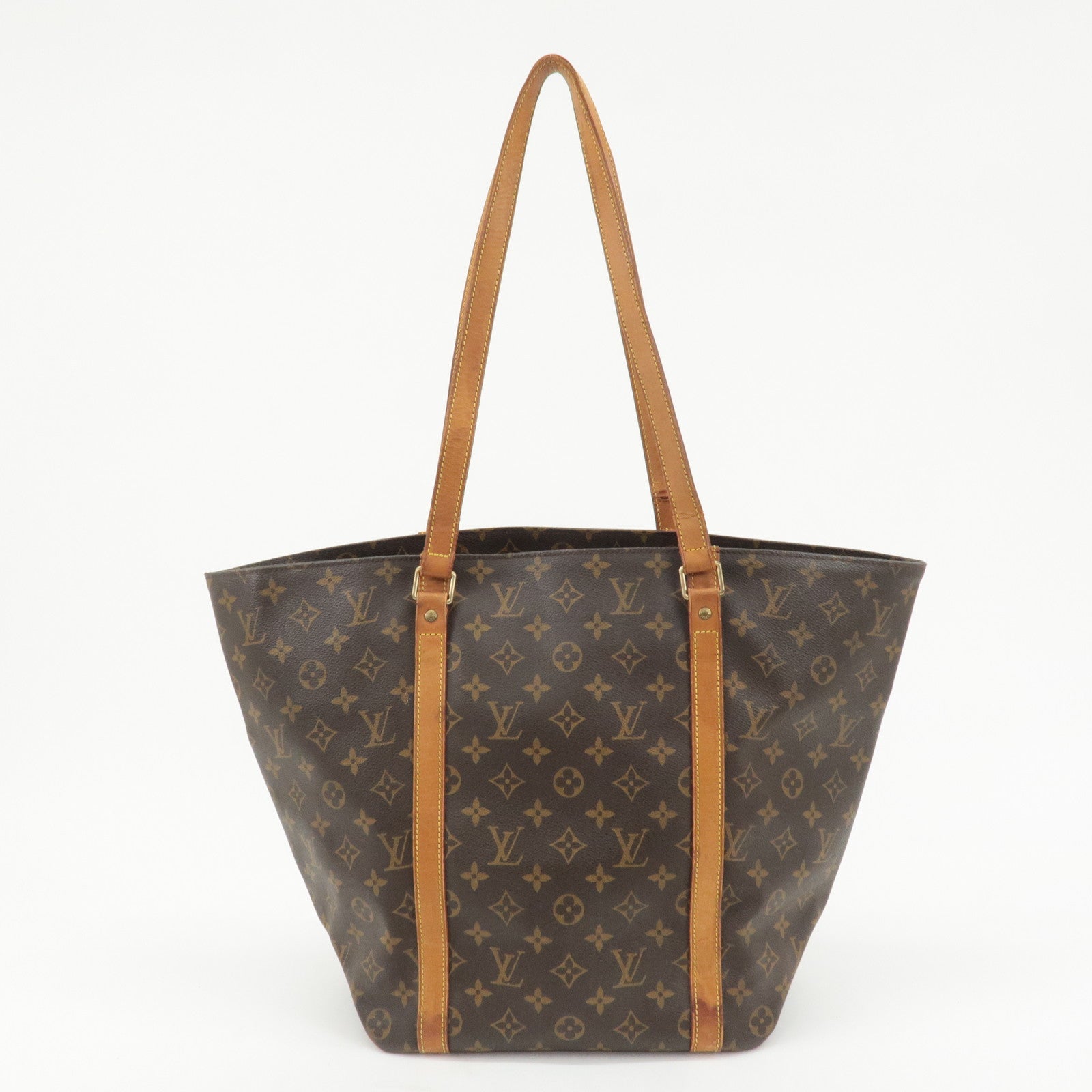 Louis Vuitton Monogram Sac Shopping Shoulder Bag M51108 Used