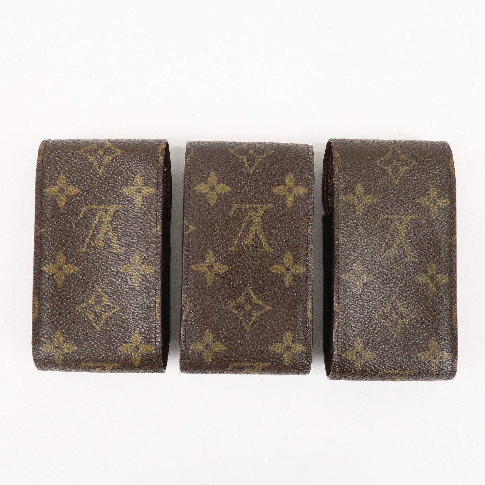 Louis Vuitton Set of 3 Monogram Etui Garet Cigarette Case M63024