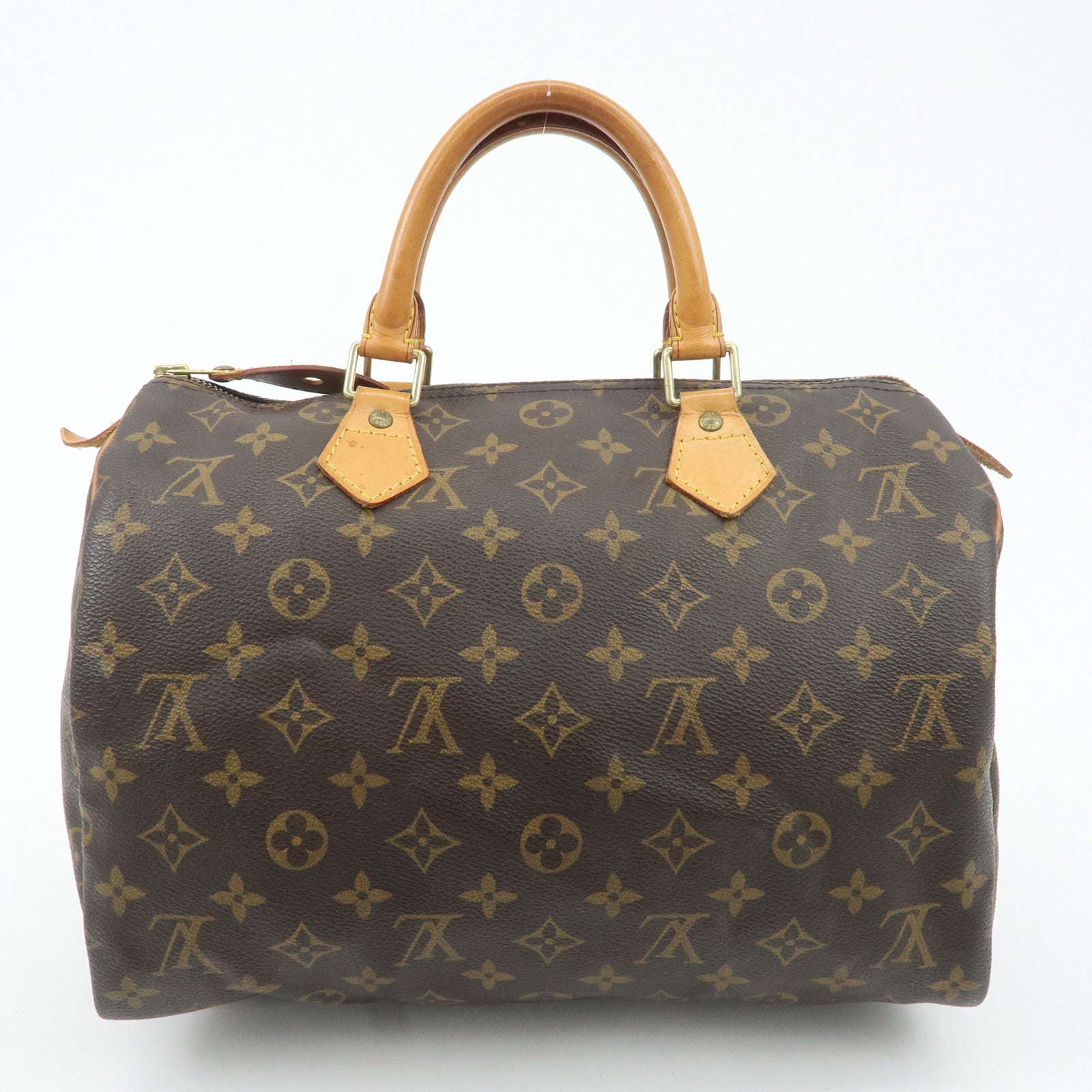 Louis Vuitton Monogram Speedy 30 Hand Bag Boston Bag M41526 Used