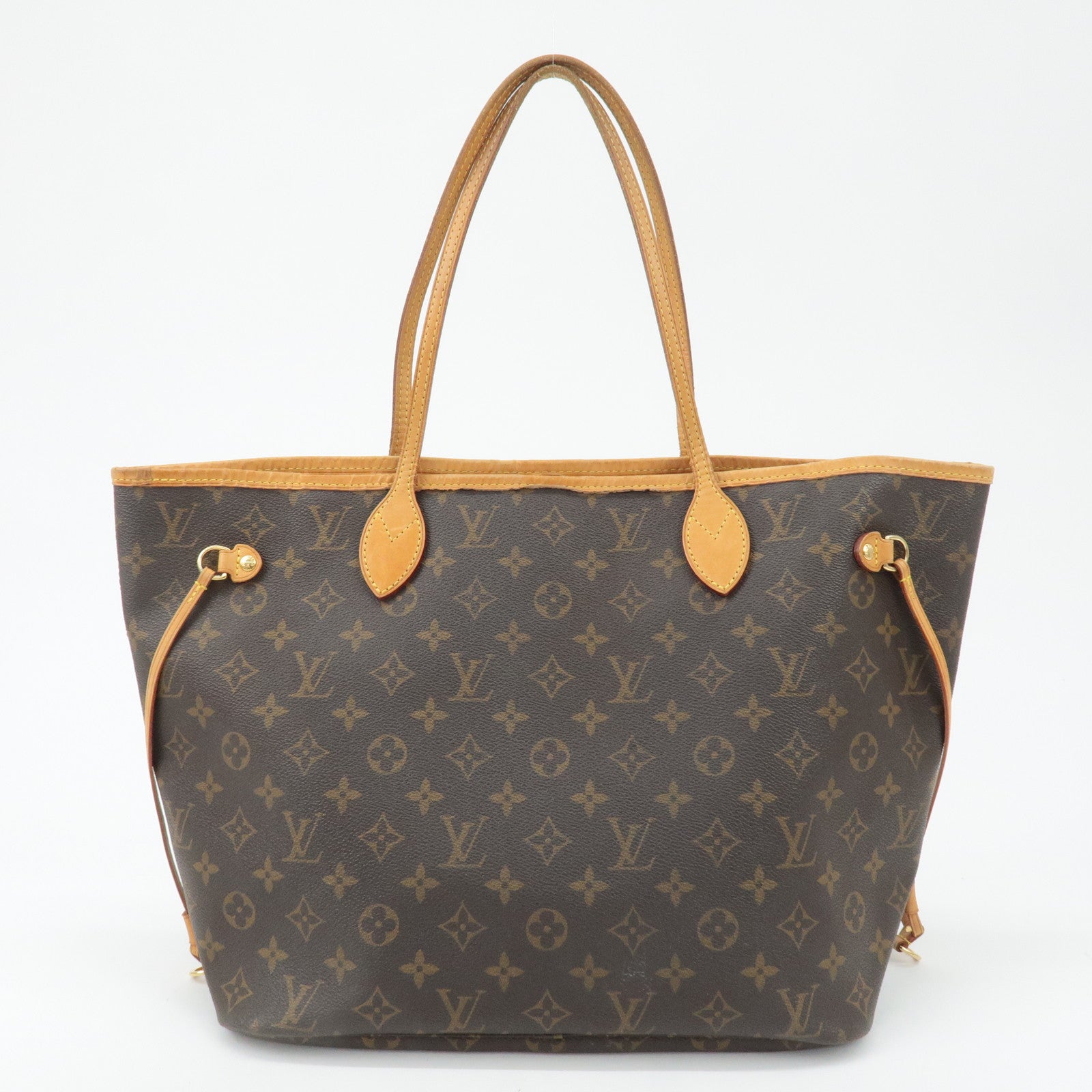 Louis Vuitton Monogram Neverfull MM Tote Bag Brown M40156 Used