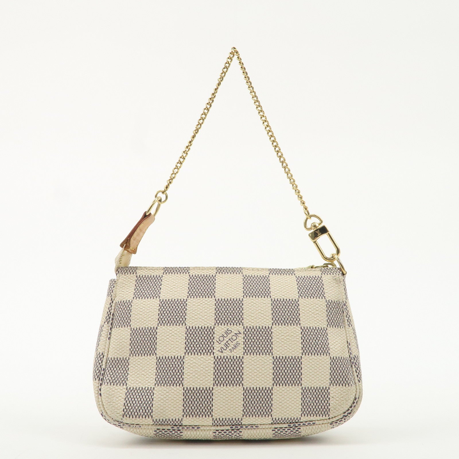 Louis Vuitton Damier Azur Mini Pochette Accessoires Pouch N58010 Used