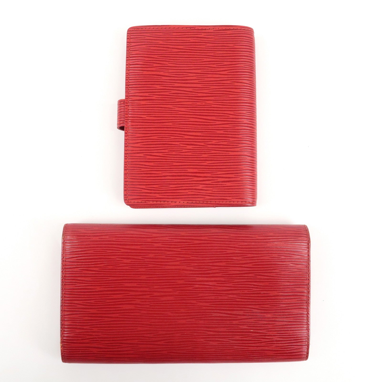 Louis Vuitton Set of 2 Epi Agenda PM Wallet R20059 M63387