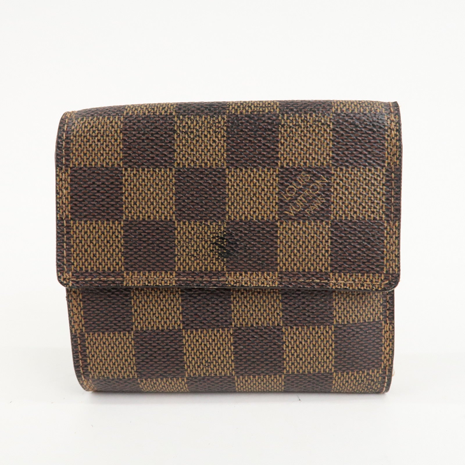 Louis Vuitton Damier Ebene Portefeuille Elise Wallet N61654