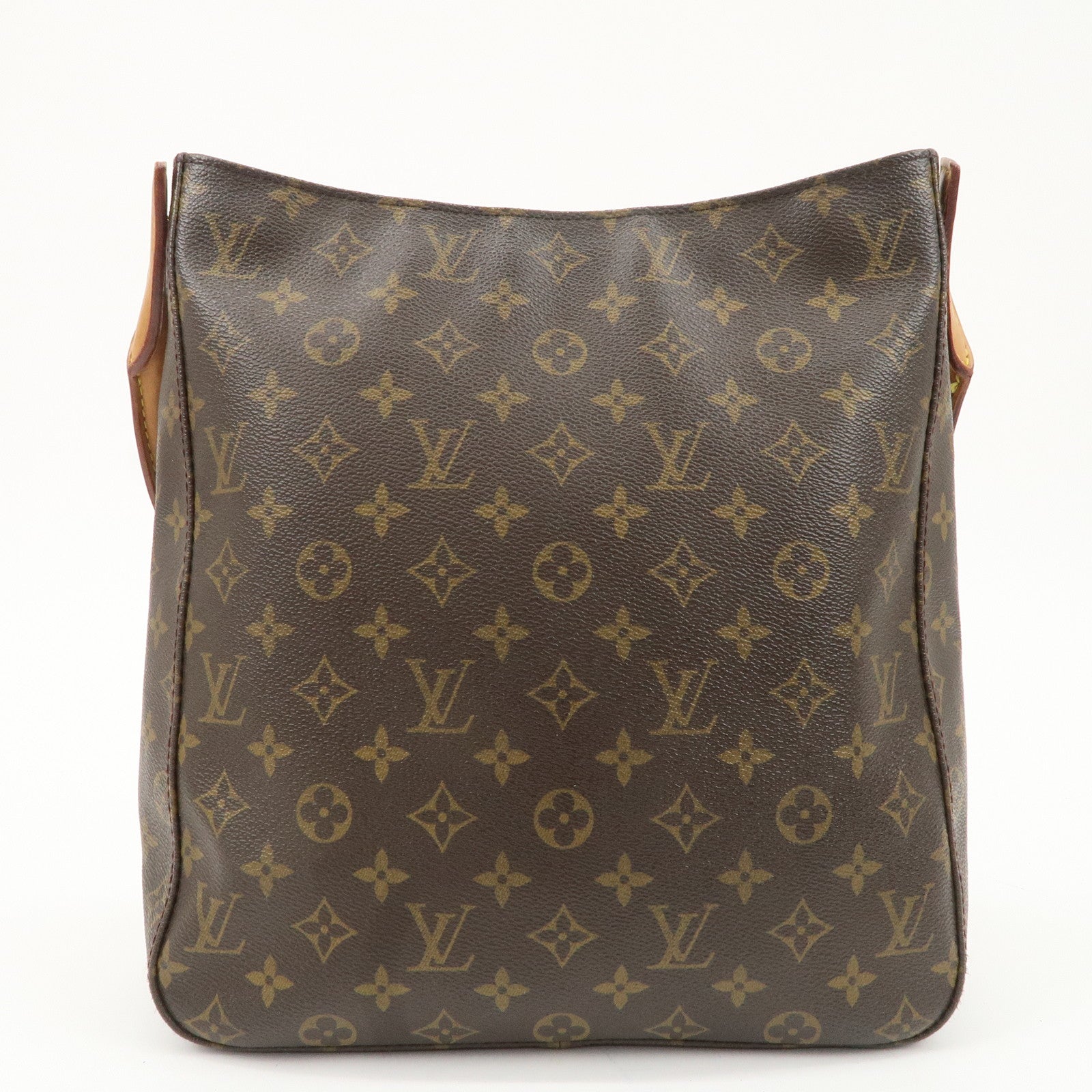 Louis Vuitton Monogram Looping GM Shoulder Bag Brown M51145 Used