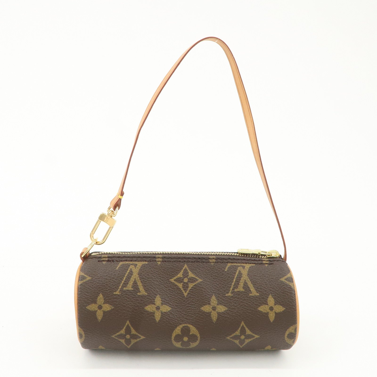 Louis Vuitton Monogram Papillon 30 Hand Bag Brown M51385 Used