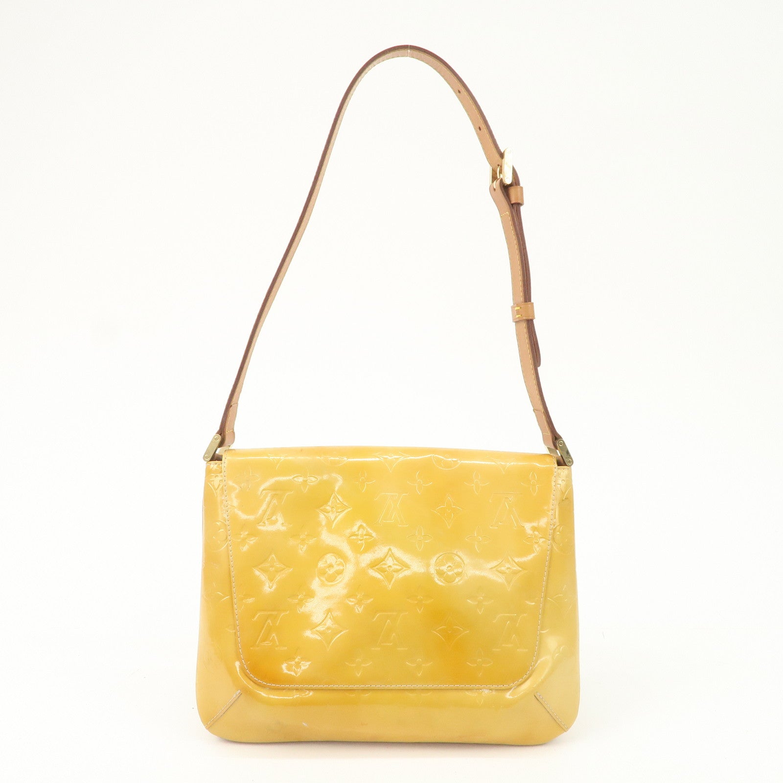 Louis Vuitton Monogram Vernis Thompson Street Jaune M91123 Used