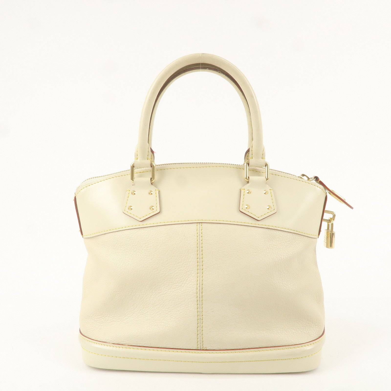 Louis Vuitton Suhari Lock It PM Hand Bag Blanc M91887