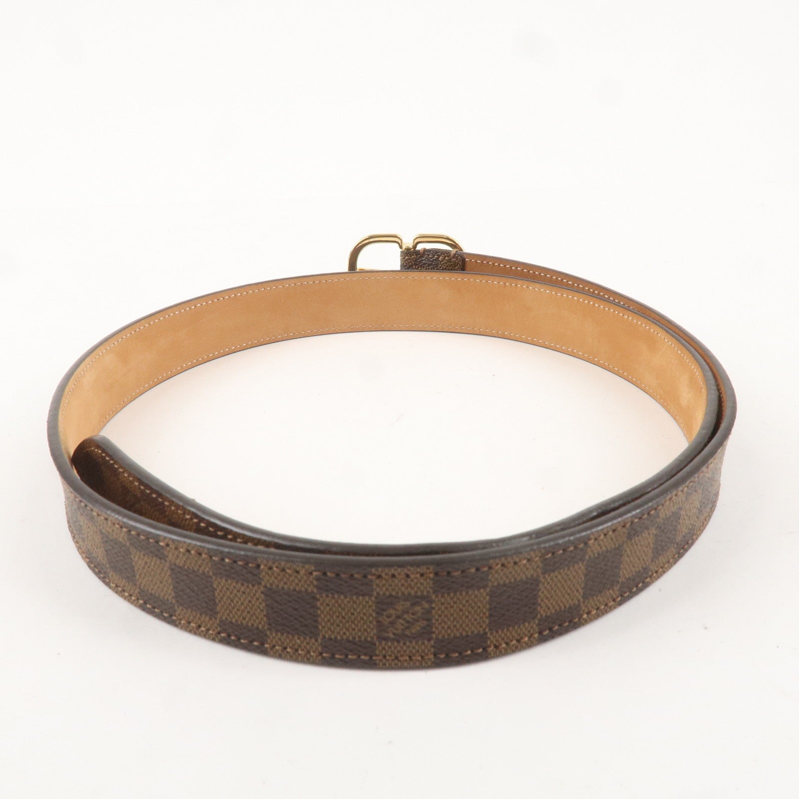 Louis Vuitton Damier Ebene Saint Tulle Mini Belt 85/34 M9744