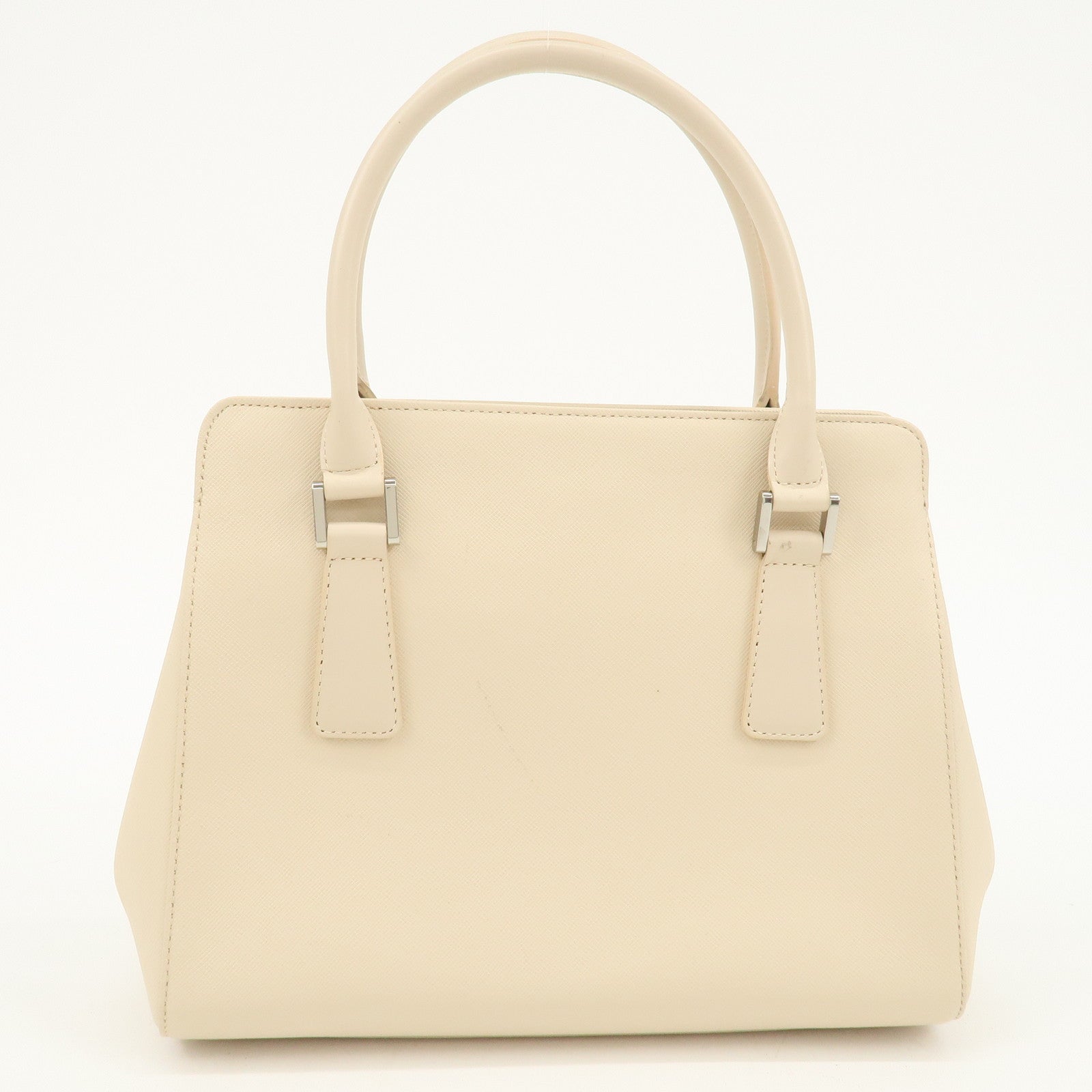 BURBERRY Leather Hand Bag Beige