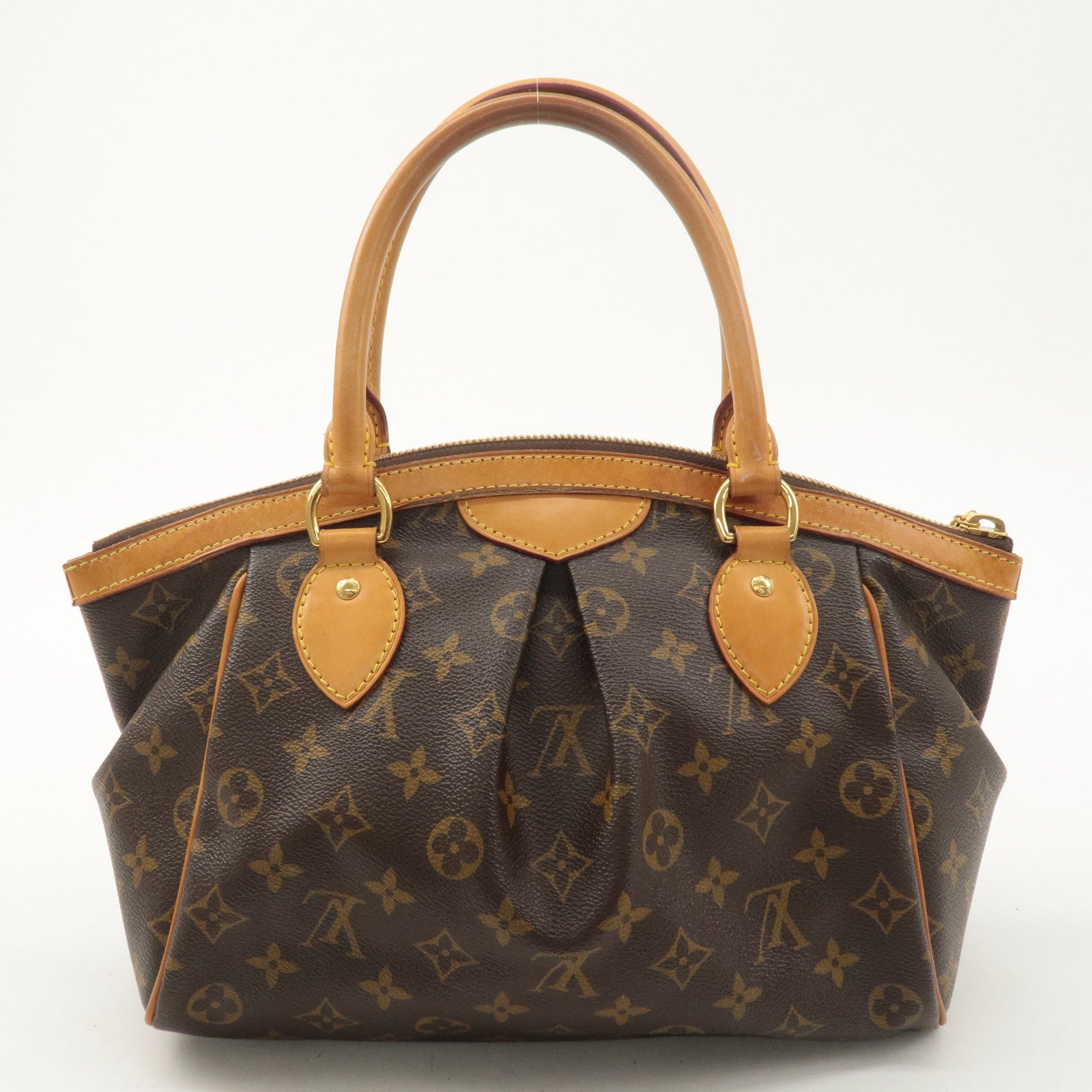 Louis Vuitton Monogram Tivoli PM Hand Bag Brown M40143