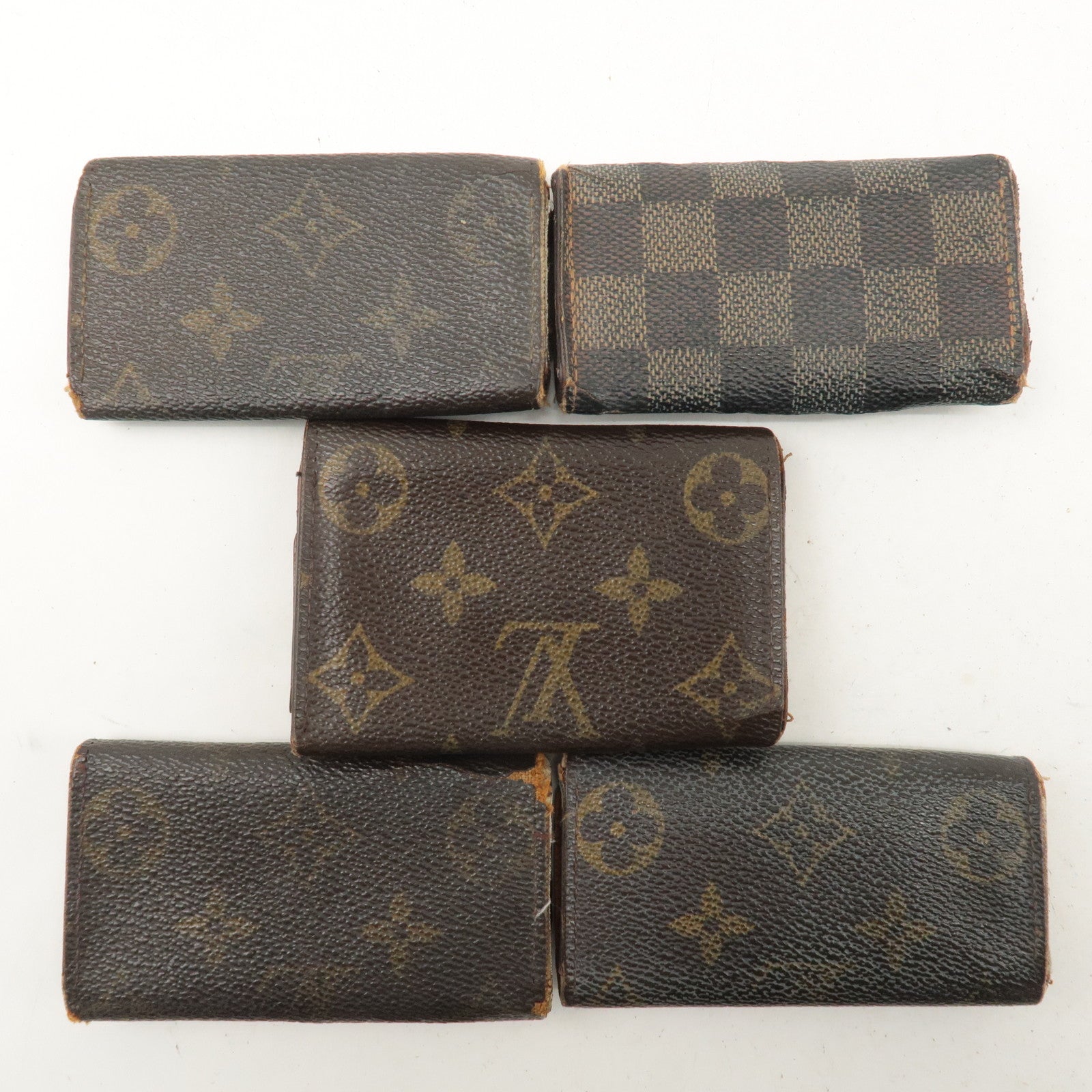 Louis Vuitton Monogram Damier Set of 5 Multicles 4&6 Key Case