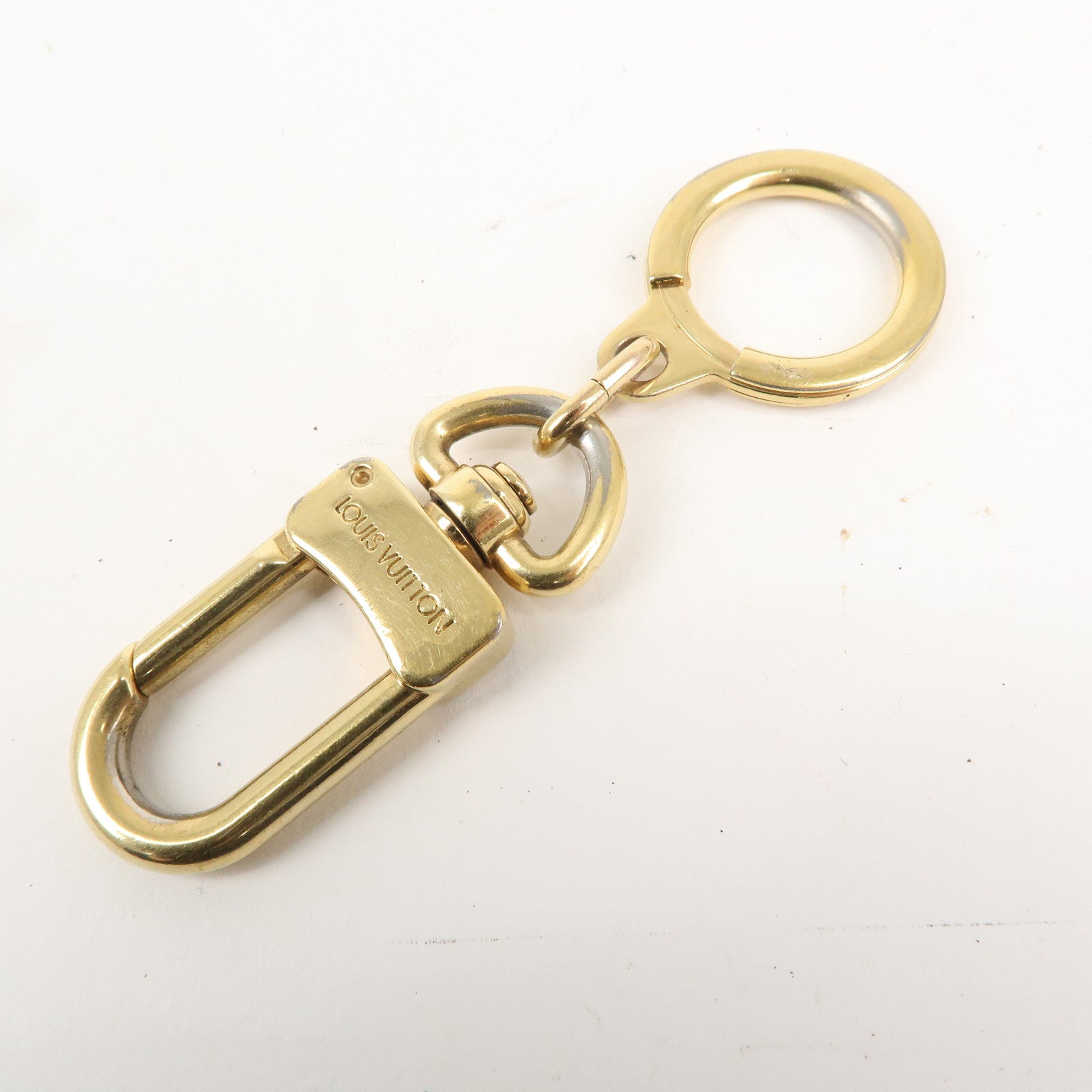 Louis Vuitton Set of 2 Ano Cles Key Chain Key Charm Gold M62694