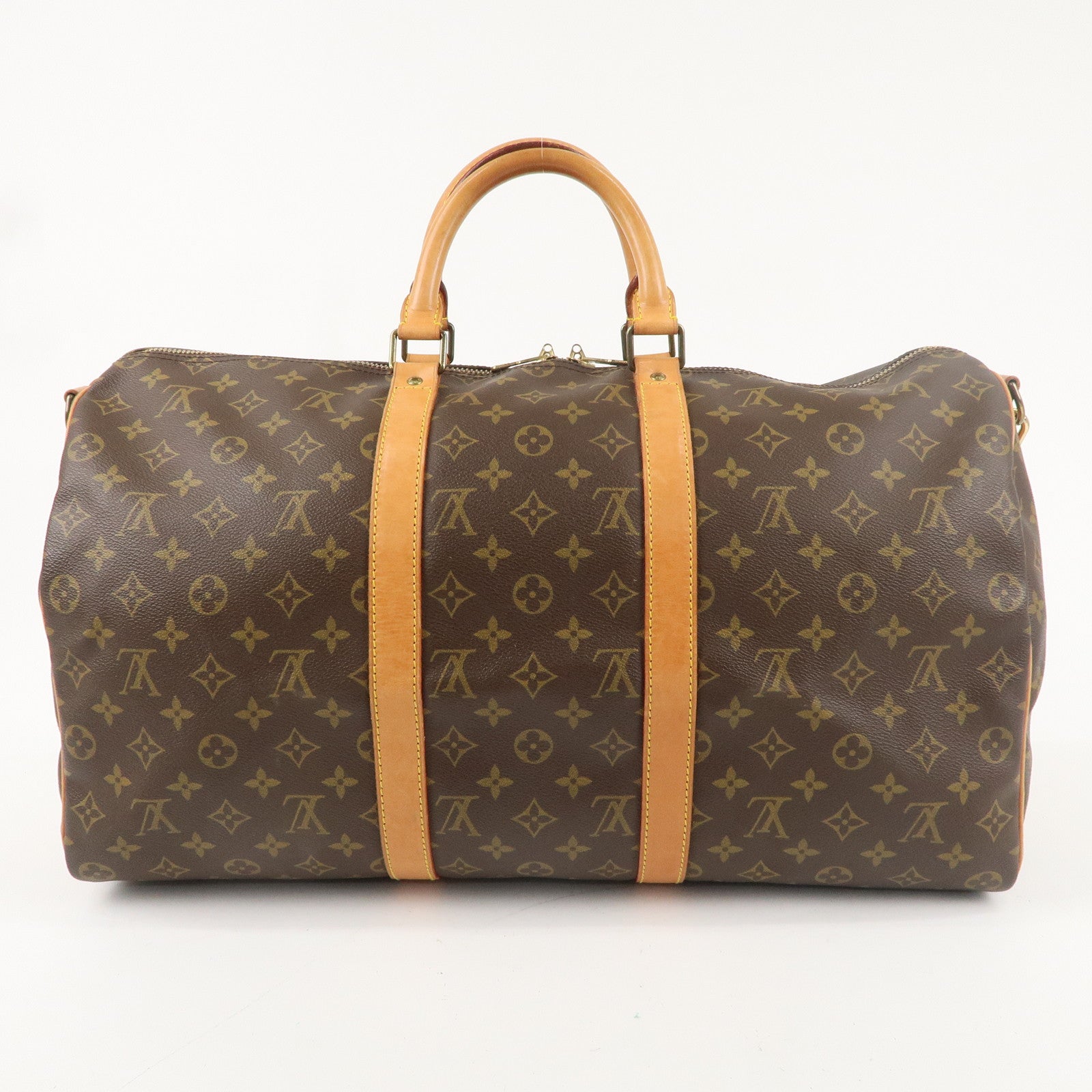 Louis Vuitton Monogram Keep All Bandoulier 50 Boston Bag M41416