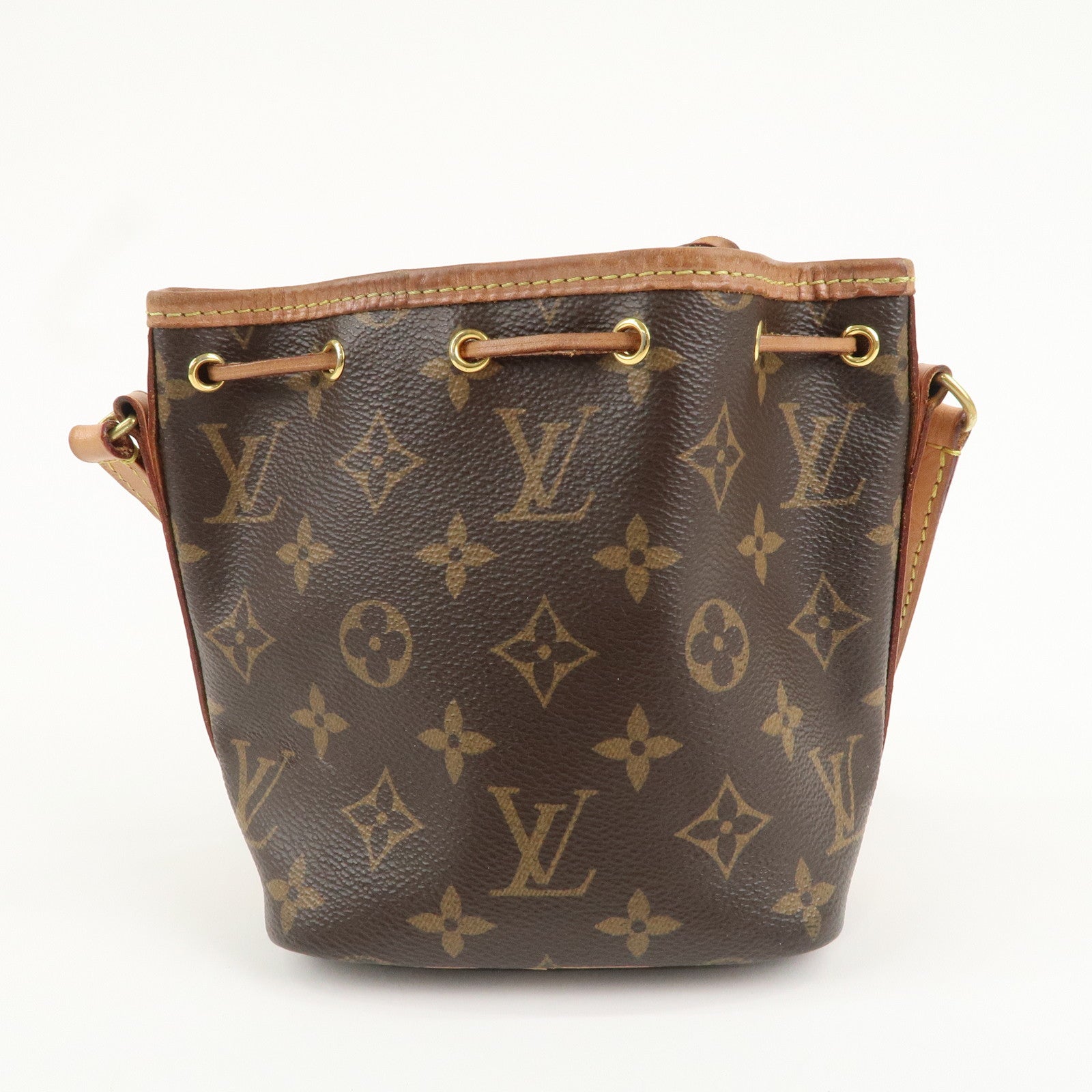 Louis Vuitton Monogram Nano Noe Shoulder Bag Brown M41346