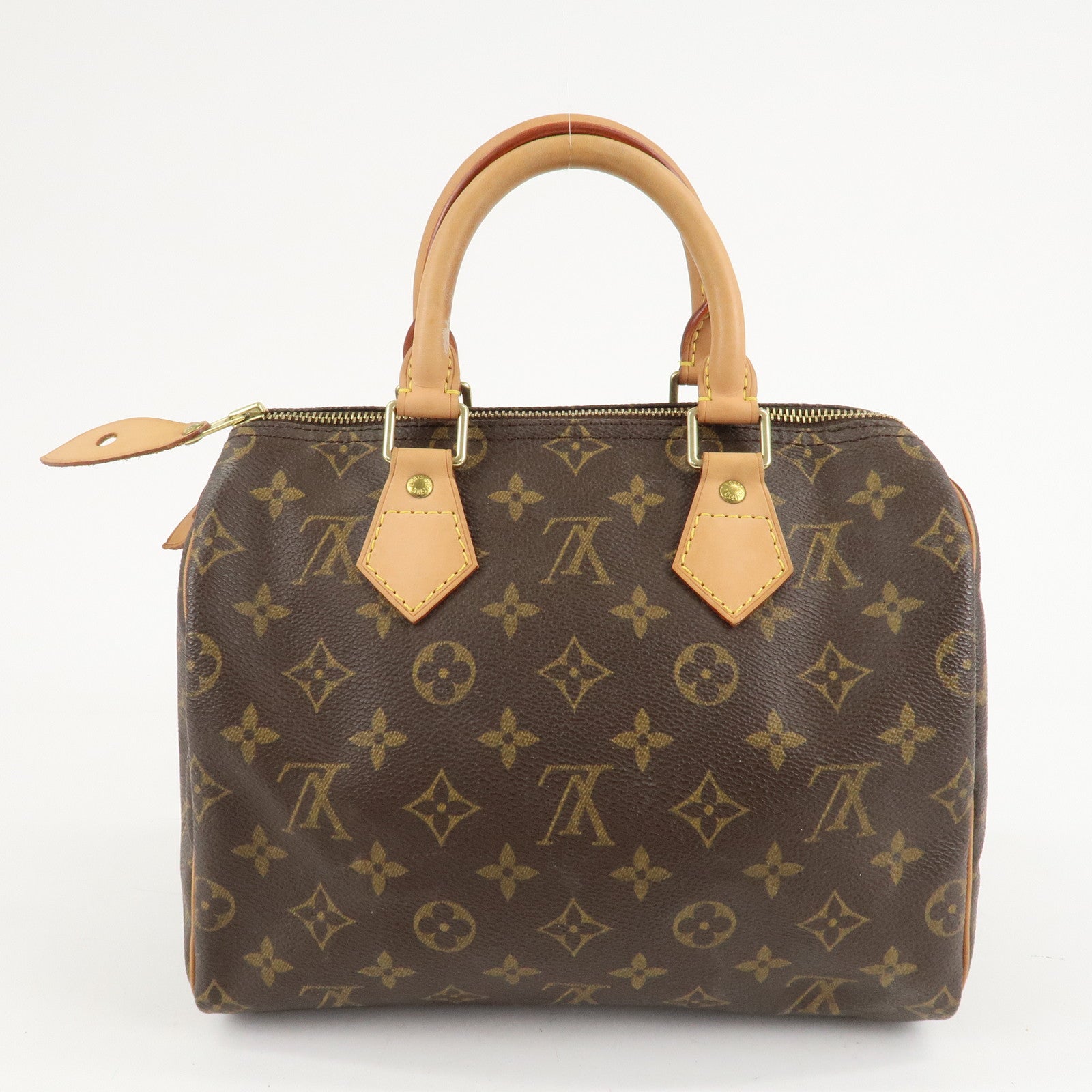 Louis Vuitton Monogram Speedy 25 Hand Bag Boston Bag M41528 Used