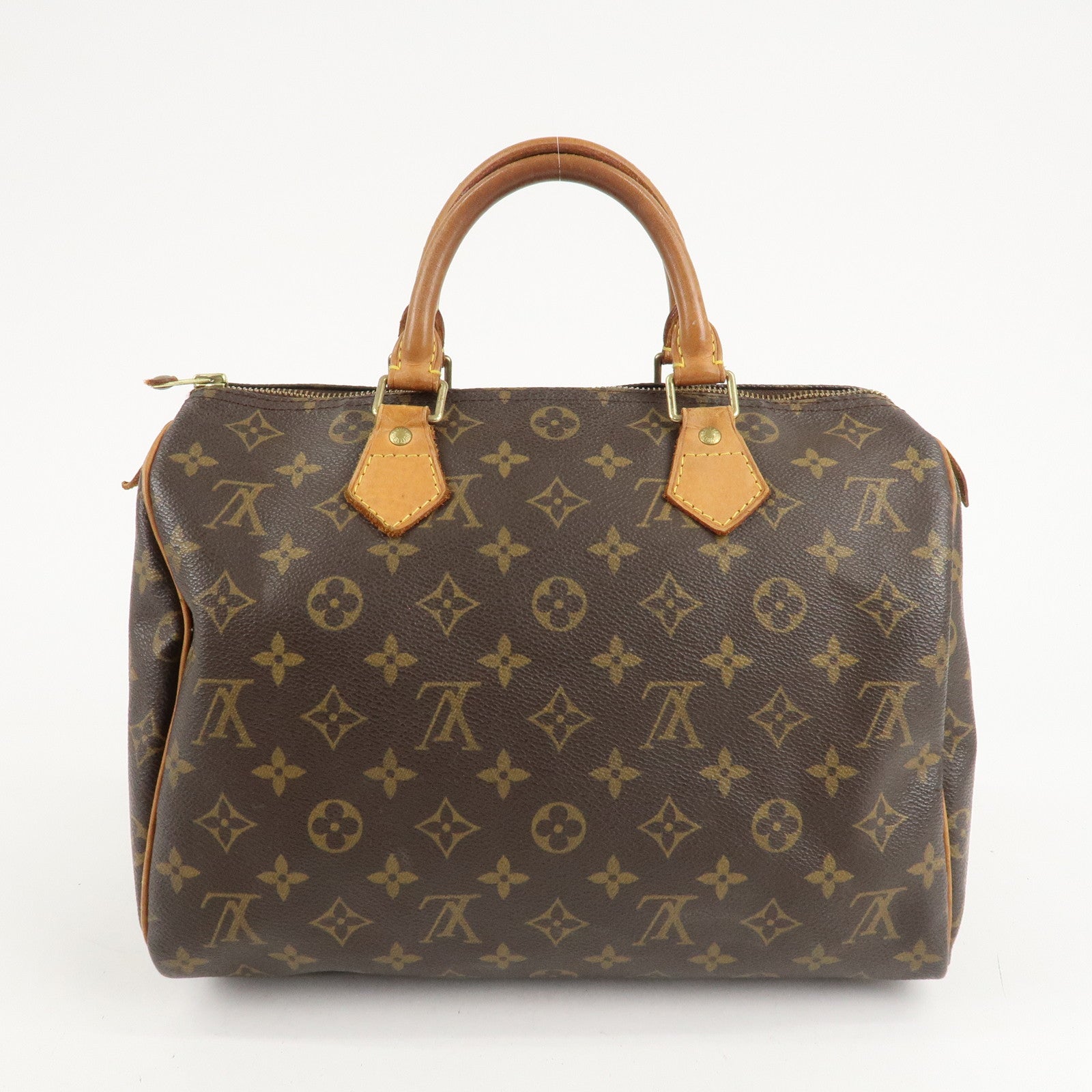 Louis Vuitton Monogram Speedy 30 Hand Bag Boston Bag M41526 Used