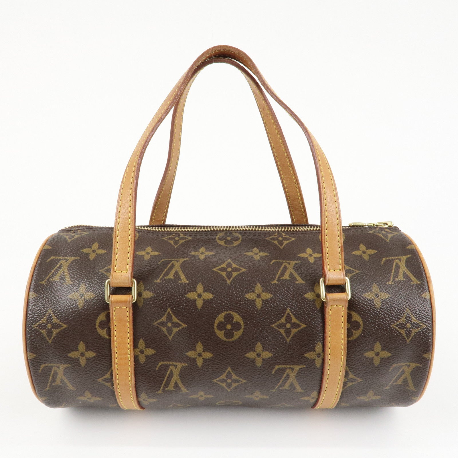 Louis Vuitton Monogram Papillon 26 Hand Bag Brown M51386 Used