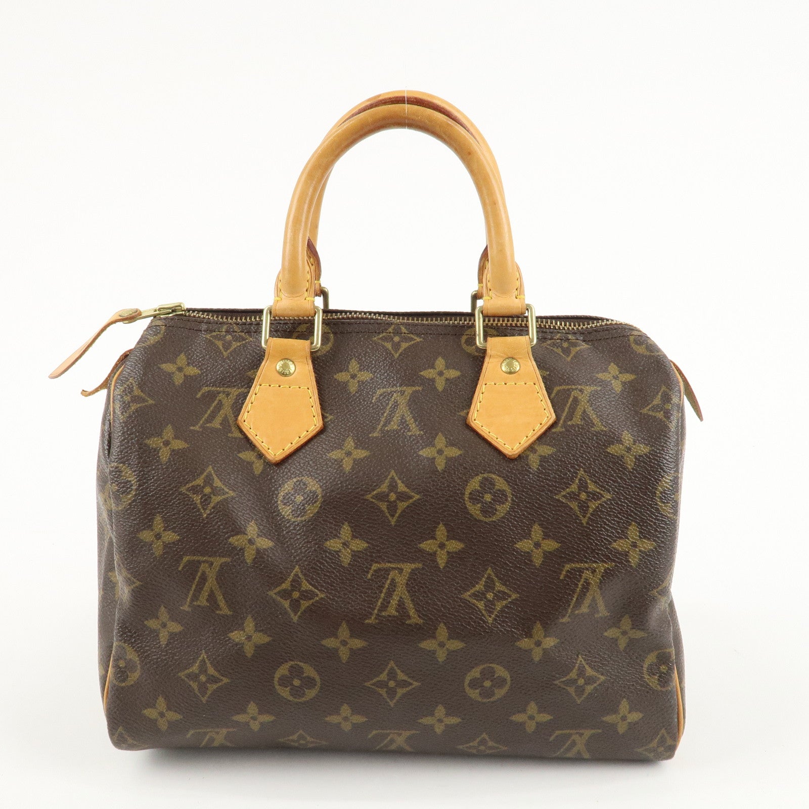 Louis Vuitton Monogram Speedy 25 Hand Bag Boston Bag M41528 Used